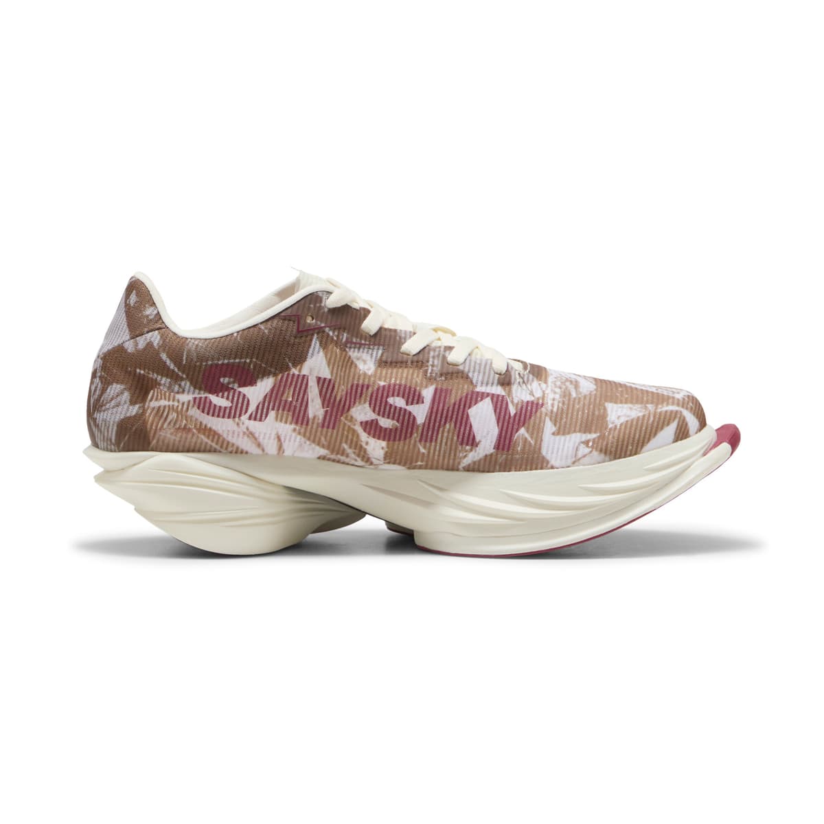 PUMA x SAYSKY FAST-R3 hardloopschoenen voor Dames, Rood/Wit, Maat 38,5 thumbnail 4