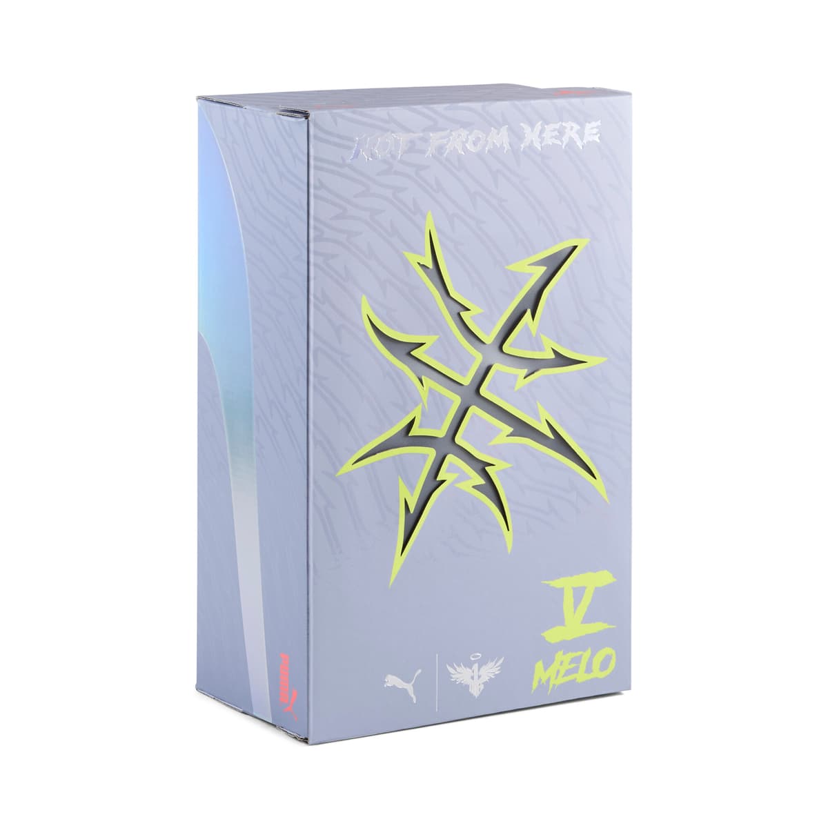 PUMA MB.05 Metallic uniseks basketbalschoenen, Rood/Geel/Zilver, Maat 43 thumbnail 2