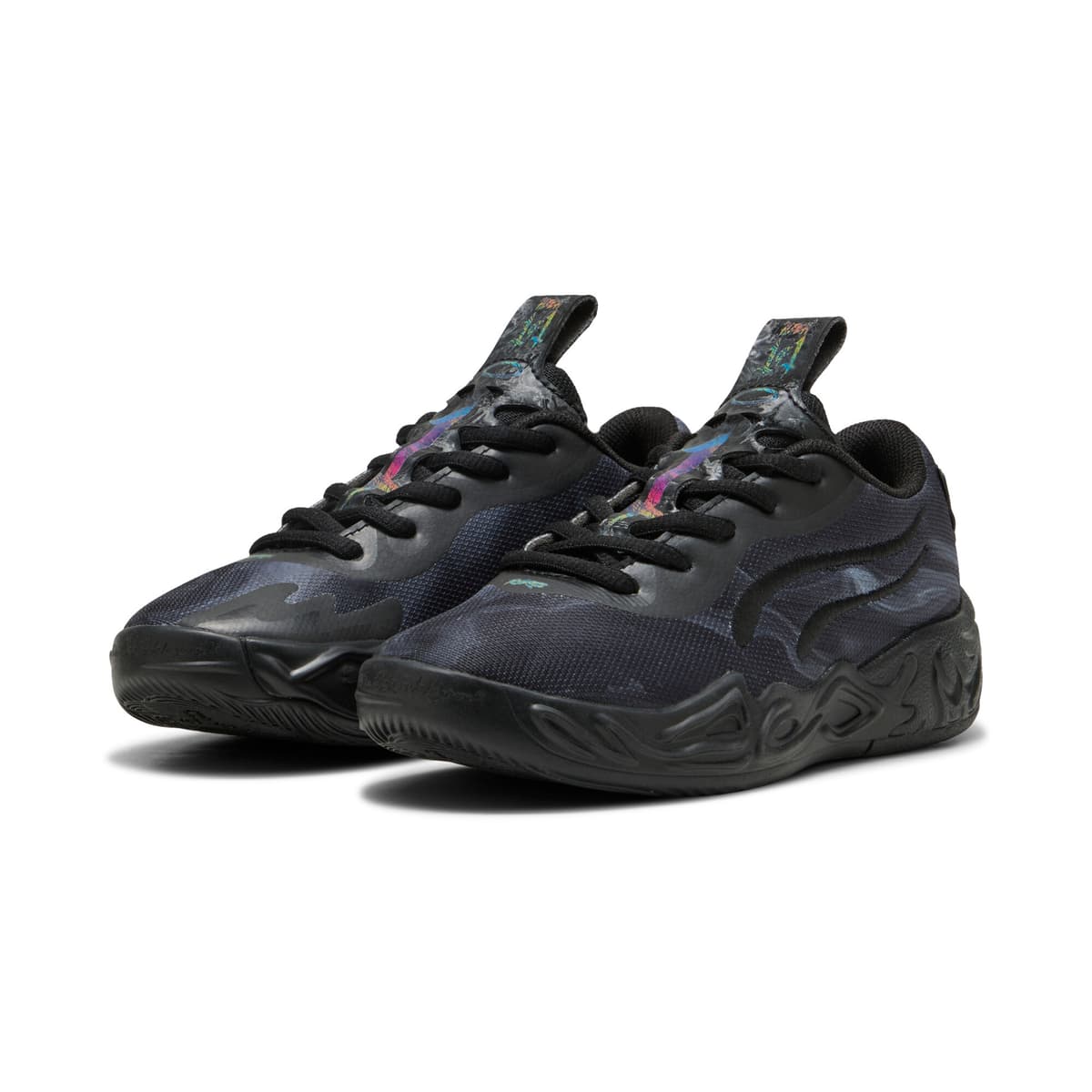 PUMA MB.04 Lo Team Pack basketbalschoenen, Zwart, Maat 28 thumbnail 7