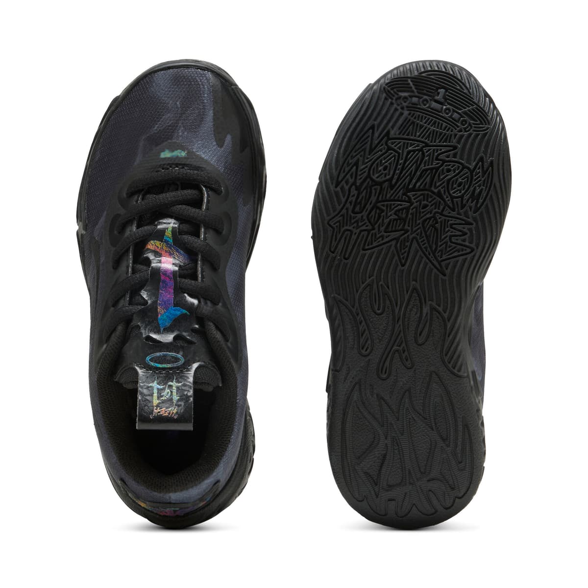 PUMA MB.04 Lo Team Pack basketbalschoenen, Zwart, Maat 28 thumbnail 5