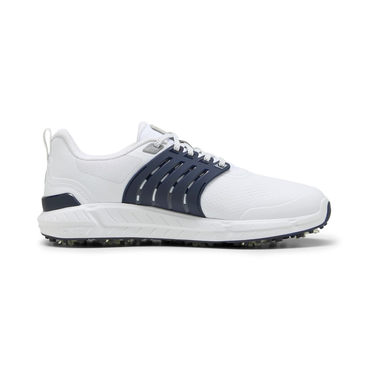 PUMA Ignite Elevate 2 Tour golfschoenen voor Heren, Blauw/Wit/Zilver, Maat 42,5 thumbnail 3