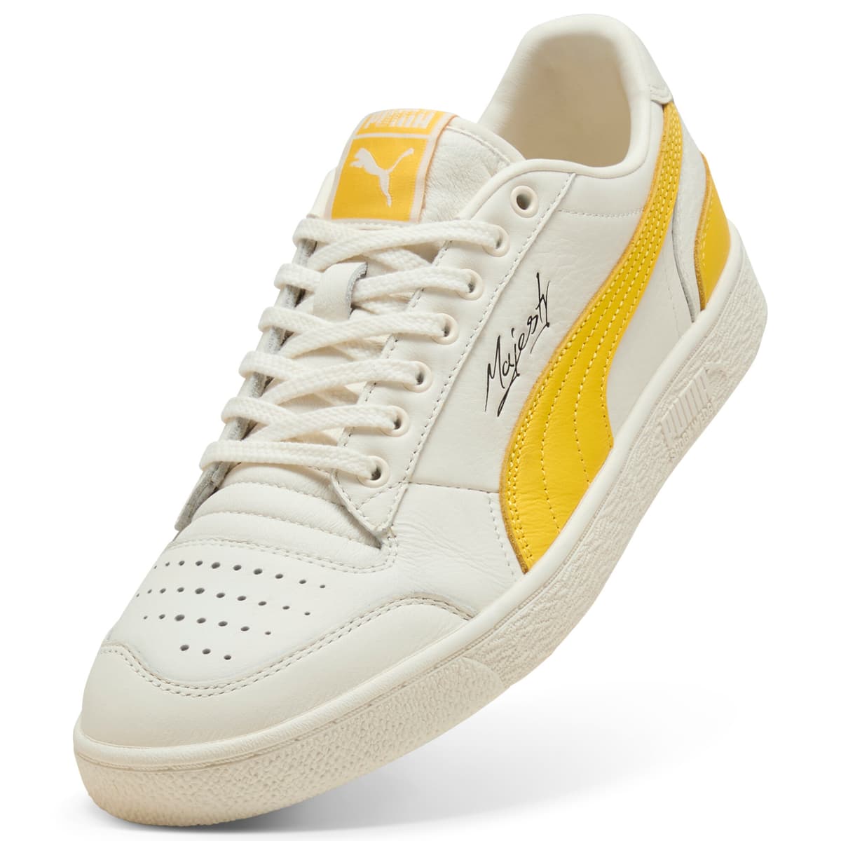 PUMA Majesty uniseks sneakers, Geel/Wit, Maat 45 thumbnail 2