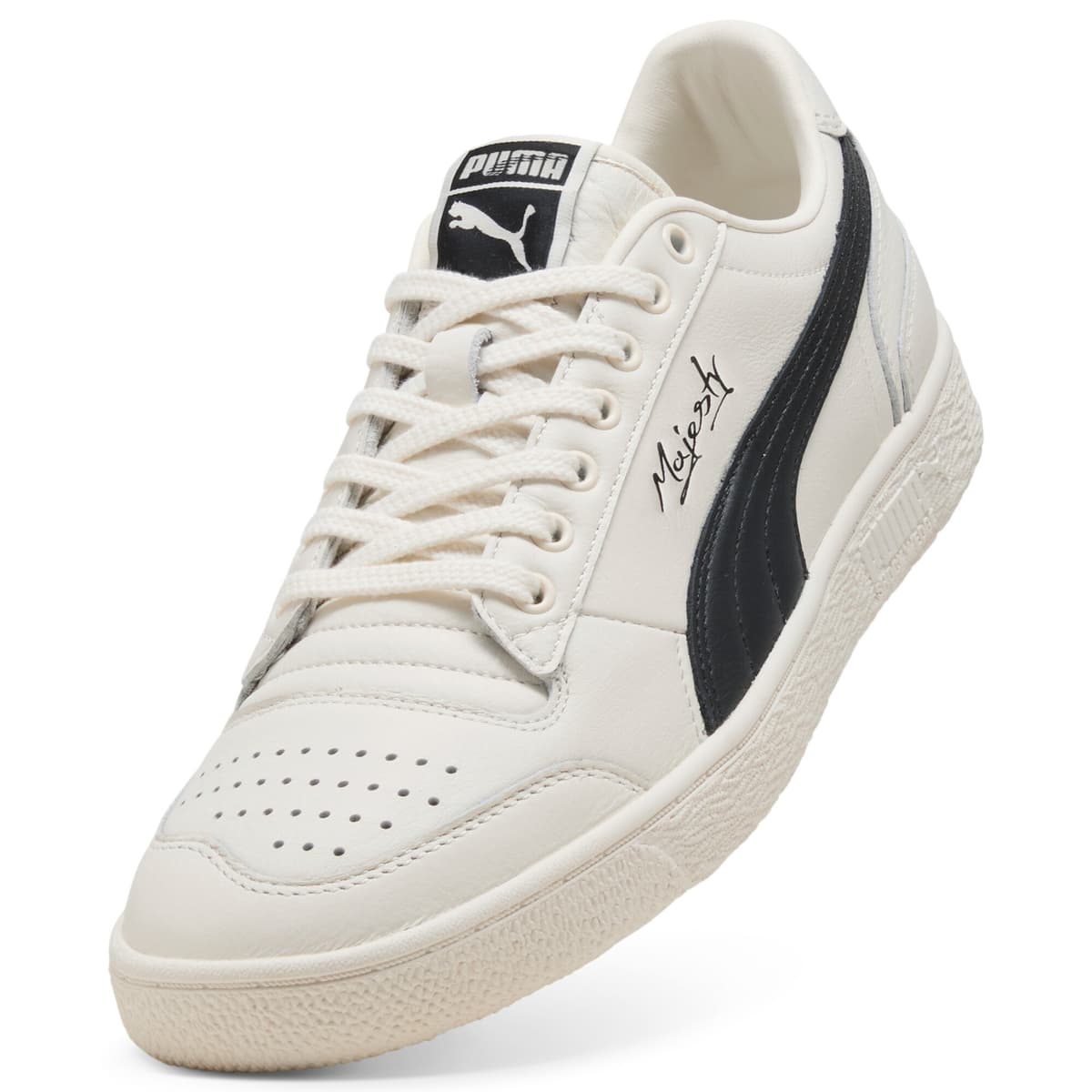 PUMA Majesty uniseks sneakers, Zwart/Wit, Maat 38 thumbnail 2