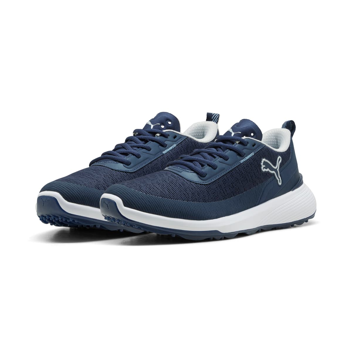 PUMA Gruve Sport golfschoenen voor Heren, Blauw/Grijs, Maat 48,5
