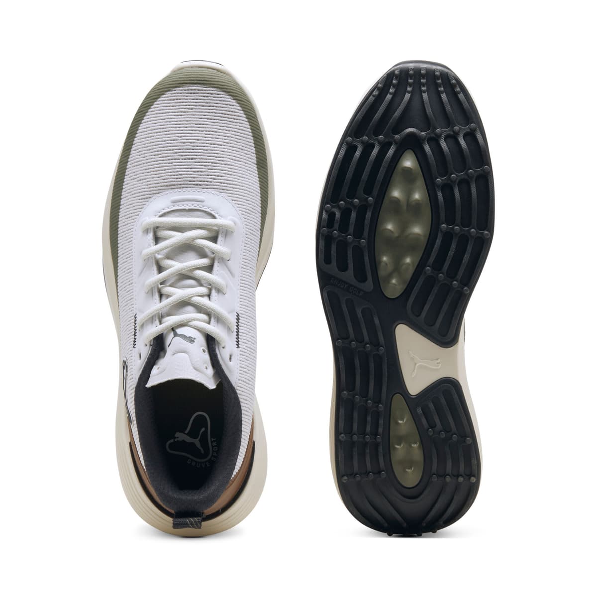 PUMA Gruve Sport golfschoenen voor Heren, Wit, Maat 39 thumbnail 4