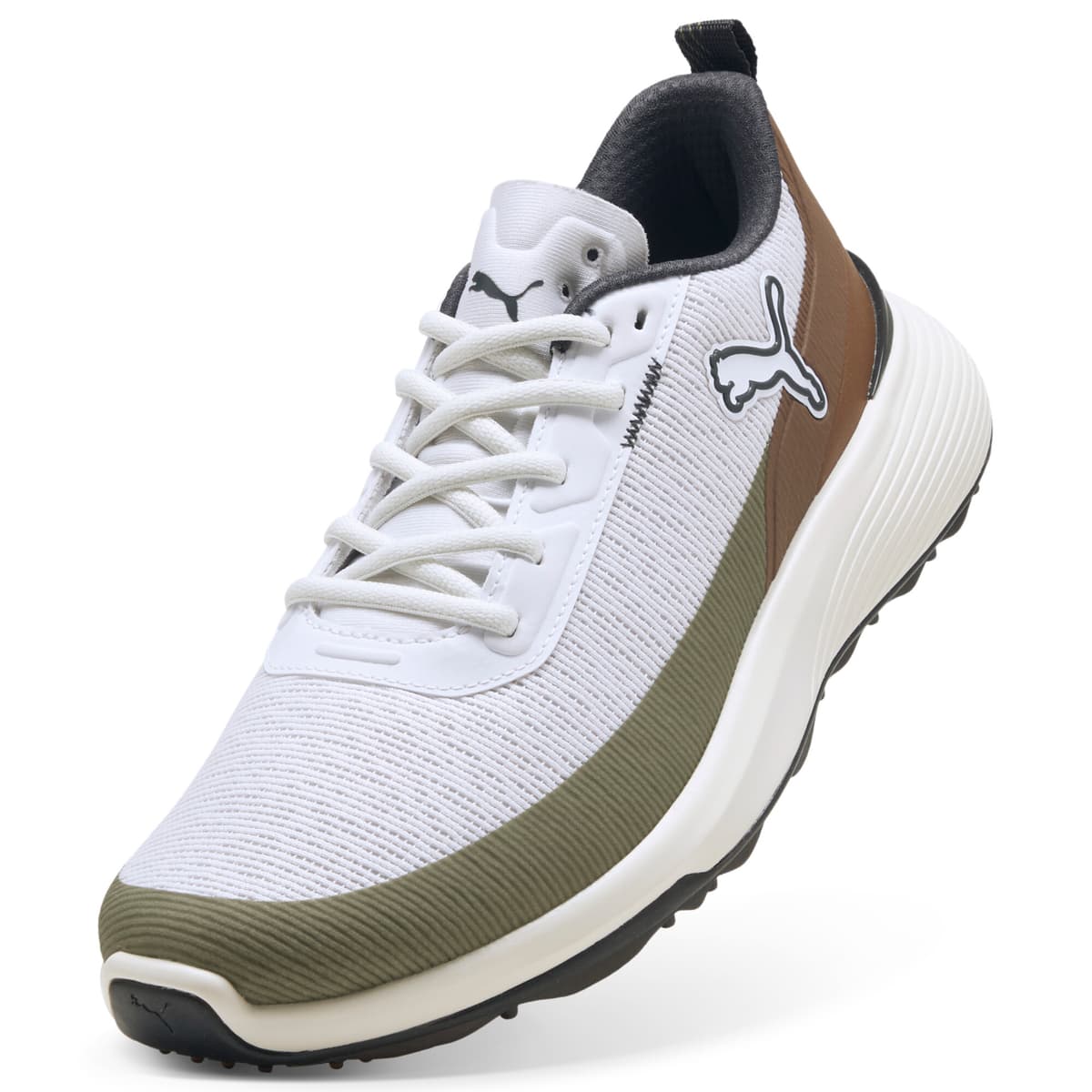 PUMA Gruve Sport golfschoenen voor Heren, Wit, Maat 39 thumbnail 2