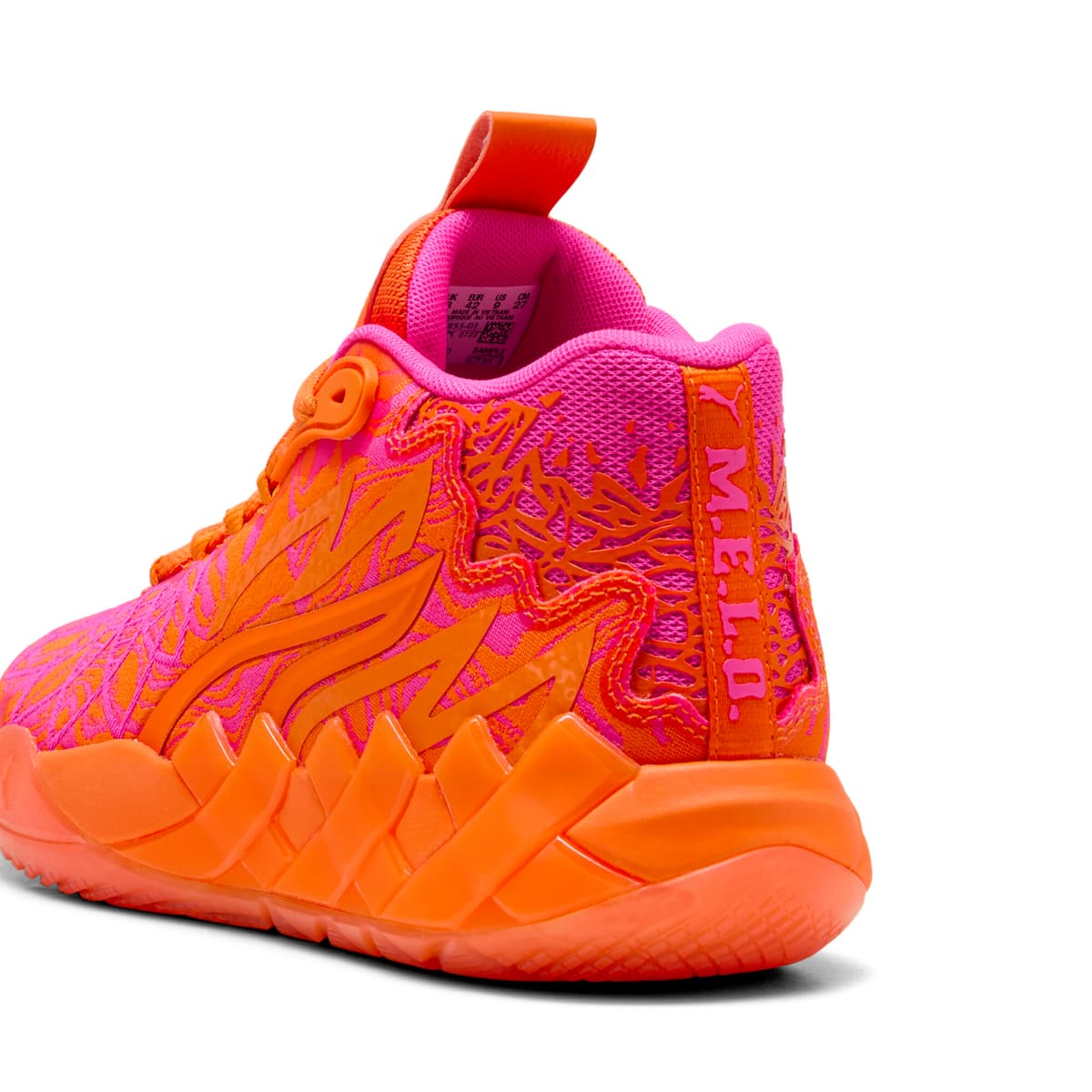 PUMA MB.01234 Mash-Up uniseks basketbalschoenen, Oranje, Maat 38 thumbnail 6