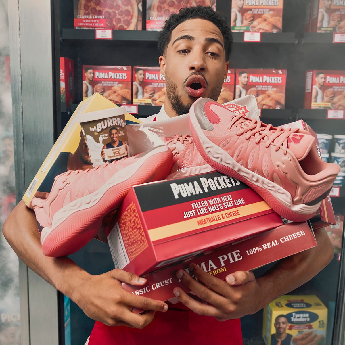 PUMA City uniseks basketbalschoenen, Roze, Maat 40,5 thumbnail 3