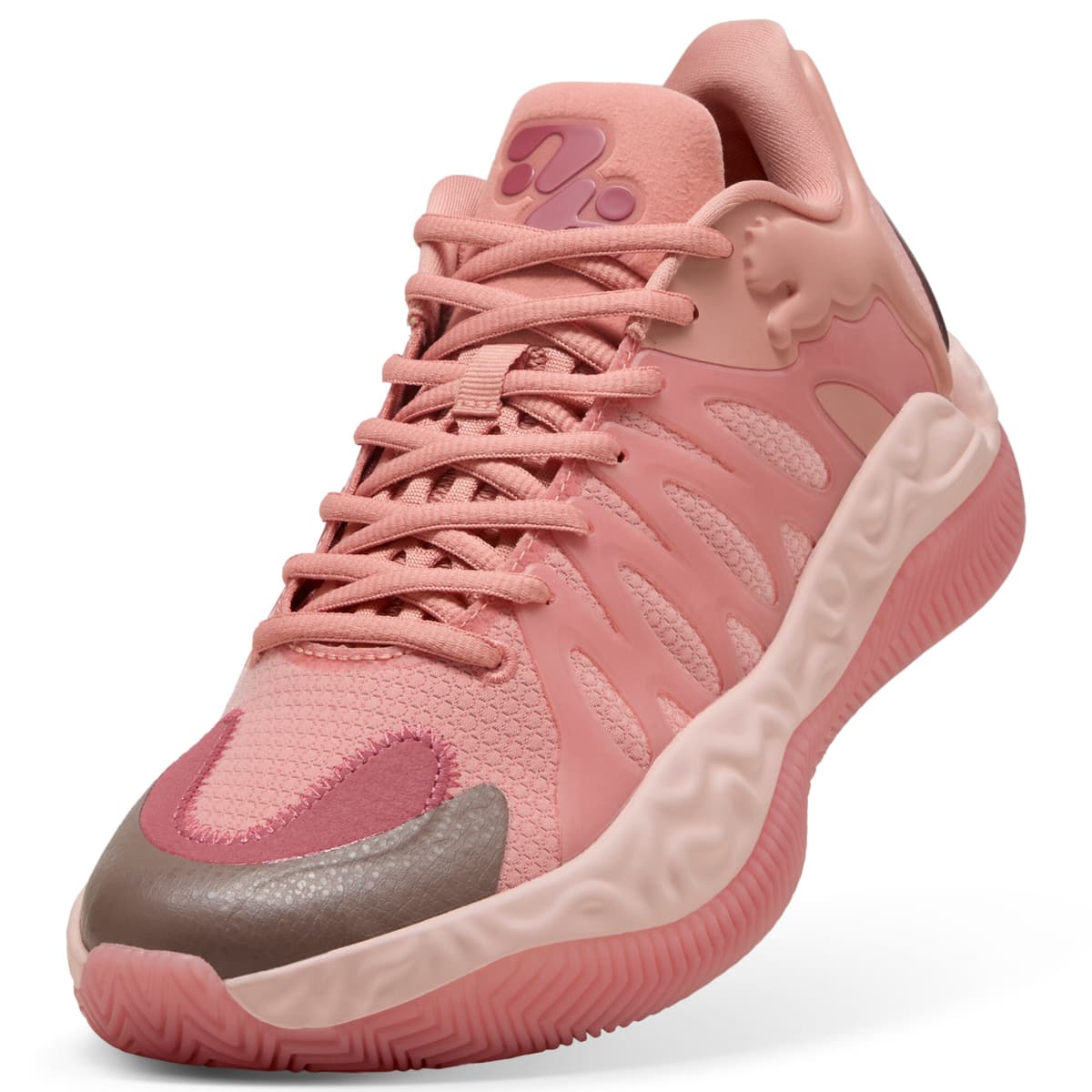PUMA City uniseks basketbalschoenen, Roze, Maat 40,5 thumbnail 4