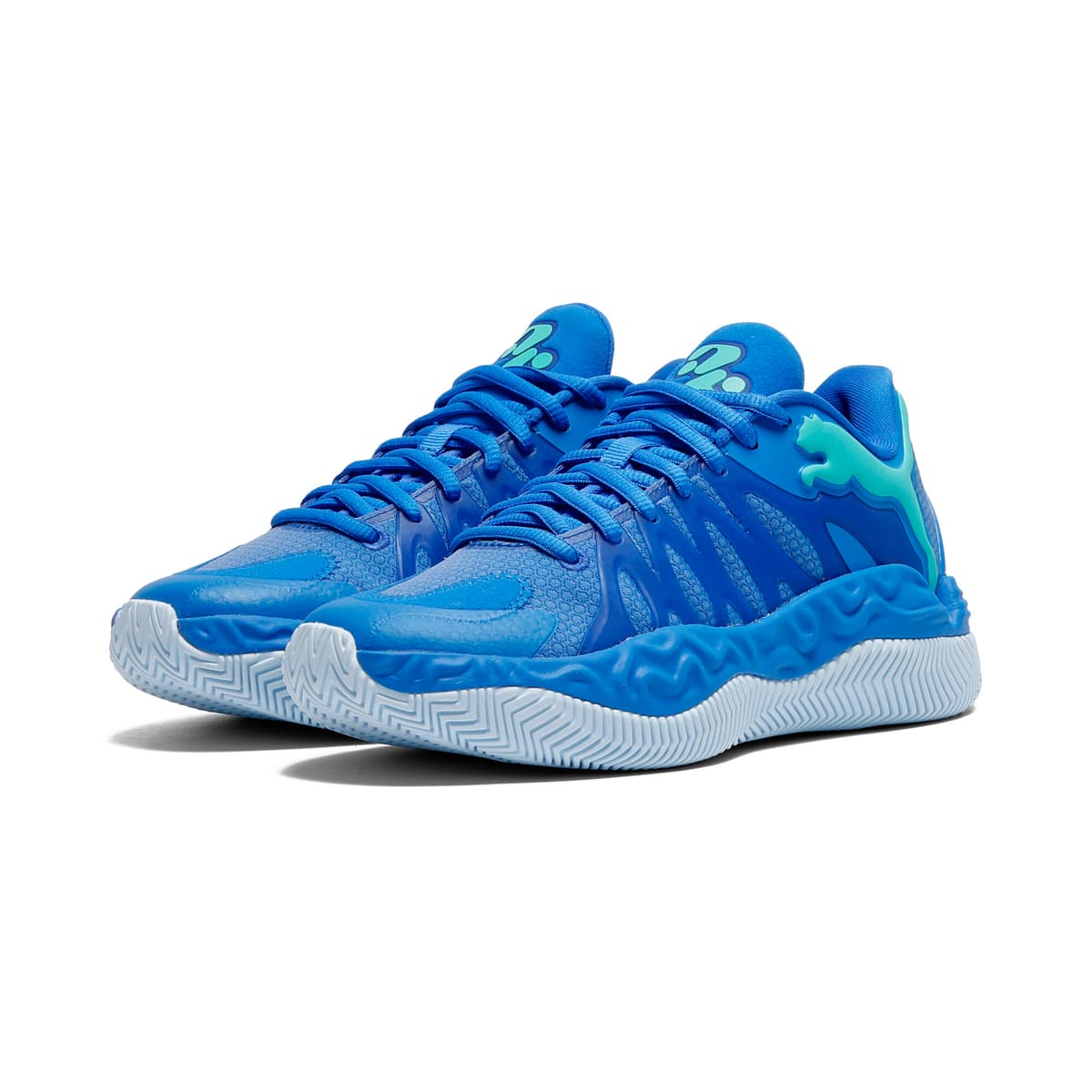 PUMA HALI 1 basketbalschoenen, Blauw, Maat 36