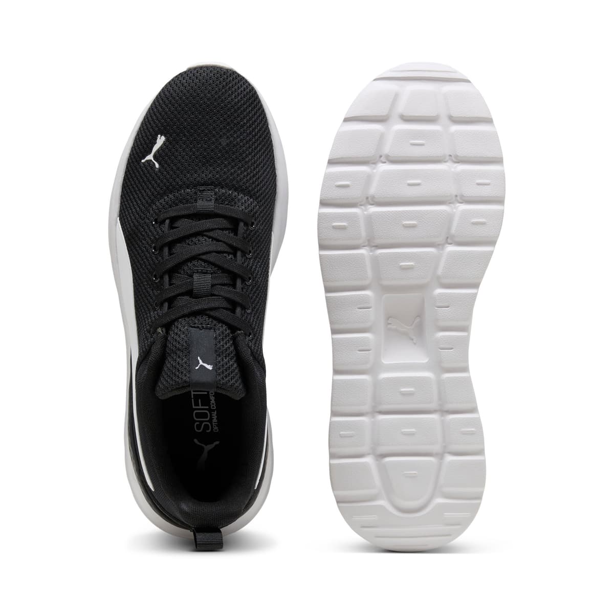 PUMA Anzarun Lite sportschoenen, Zwart/Wit, Maat 35,5 thumbnail 4