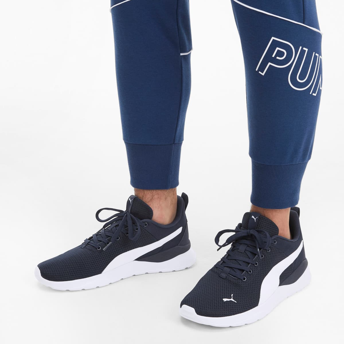PUMA Anzarun Lite sportschoenen, Blauw/Wit, Maat 42 thumbnail 7
