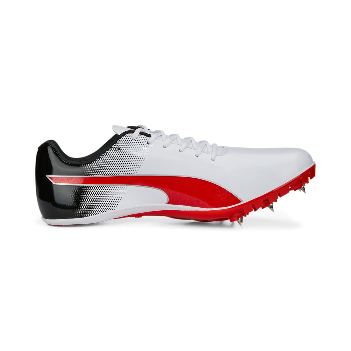 PUMA evoSPEED Sprint 14 atletiekschoenen voor Heren, Zwart/Rood/Wit, Maat 34,5 thumbnail 3