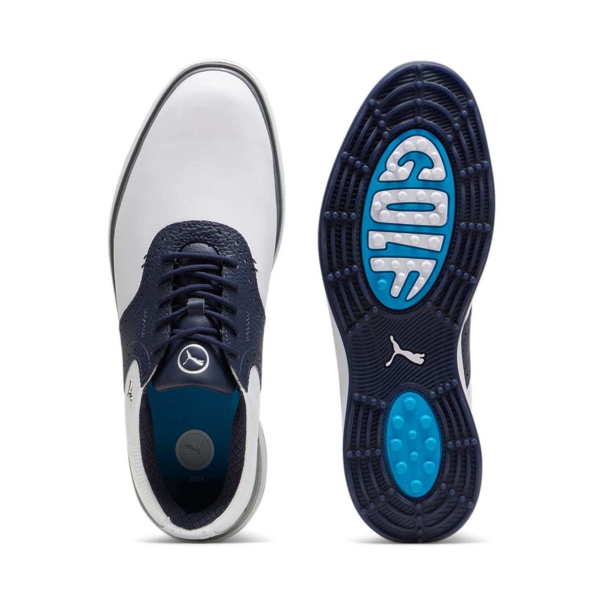 PUMA Avant golfschoenen voor Heren, Blauw/Wit, Maat 48,5 thumbnail 4