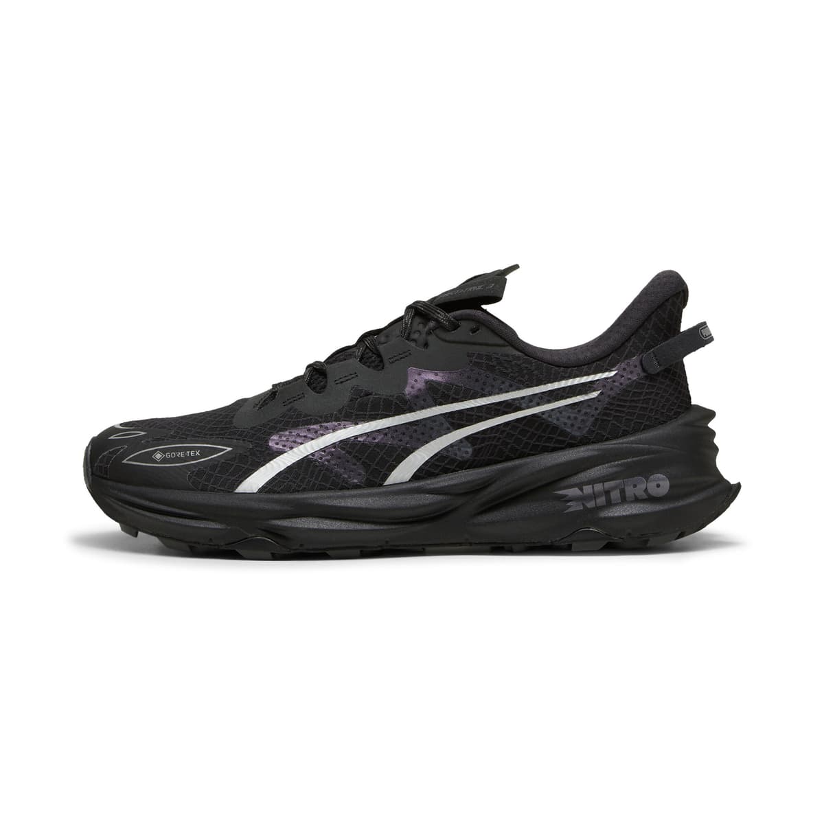 PUMA Fast-Trac NITROâ¢ 3 GTX hardloopschoenen voor Heren, Zwart, Maat 45