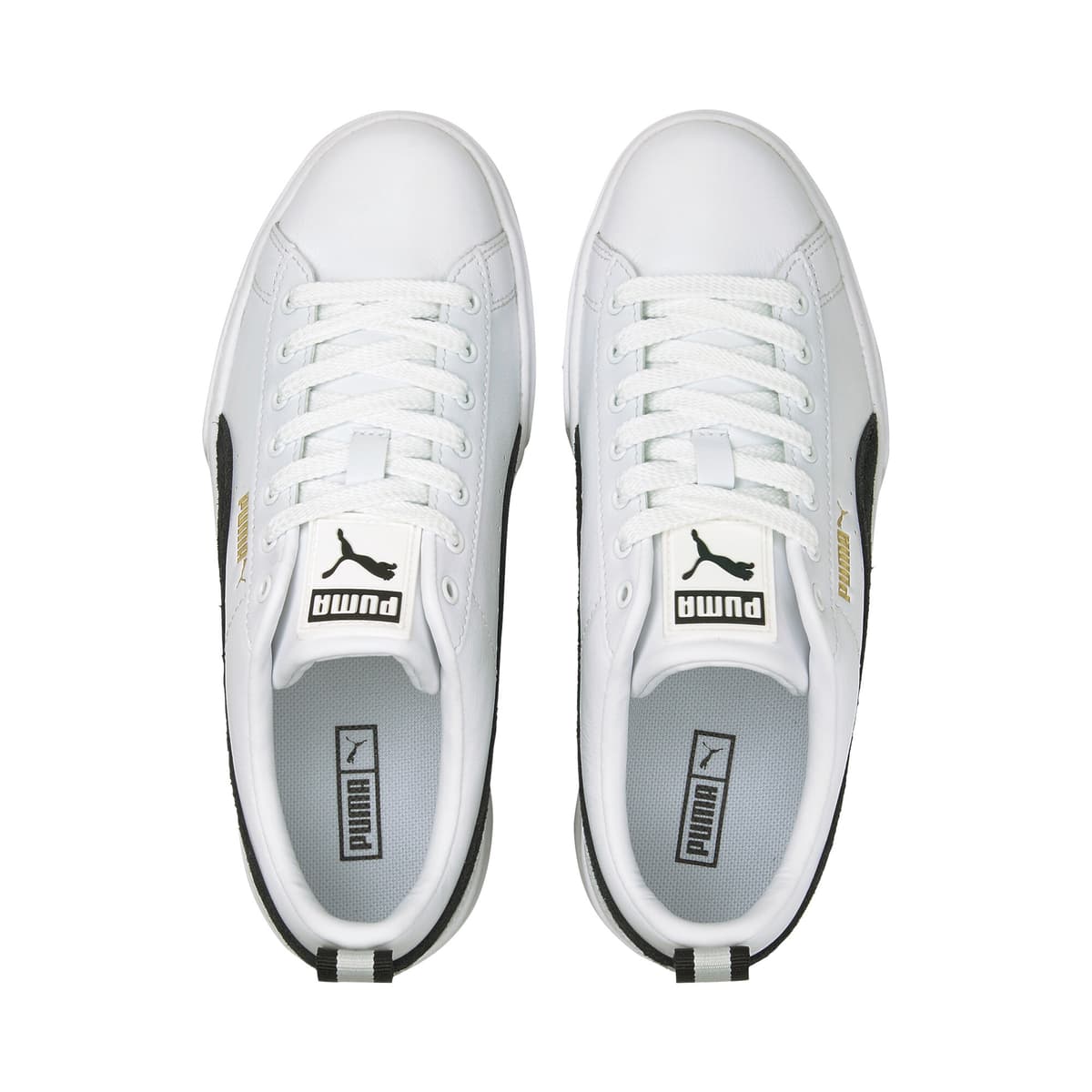 PUMA Mayze sneakers voor Dames, Zwart/Wit, Maat 40 thumbnail 3