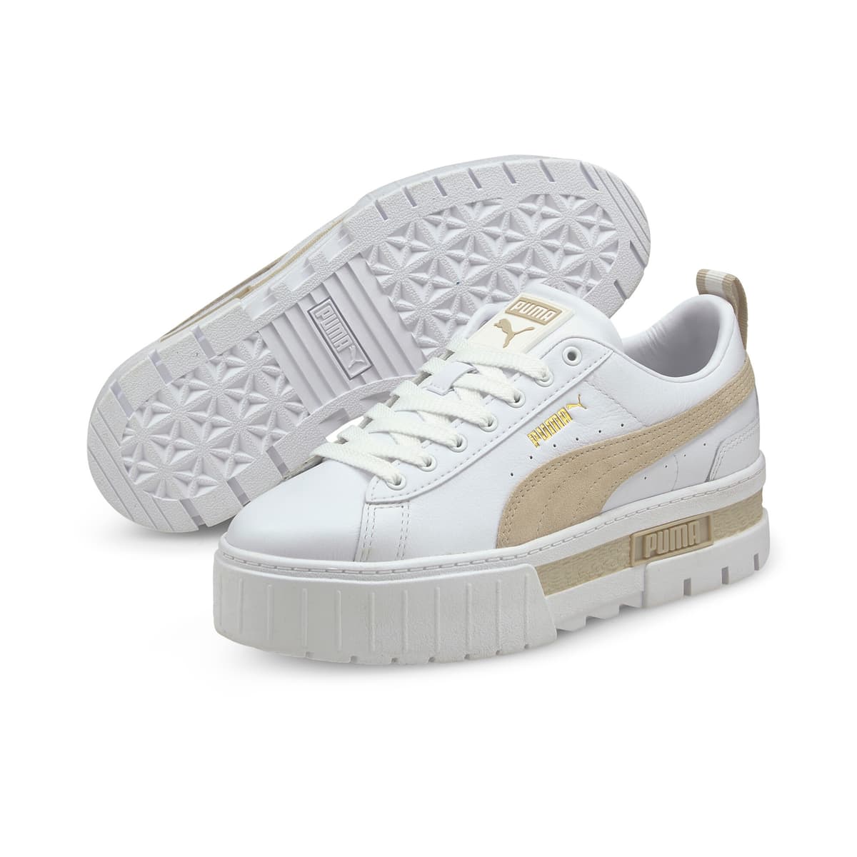 PUMA Mayze sneakers voor Dames, Wit, Maat 35,5 thumbnail 6