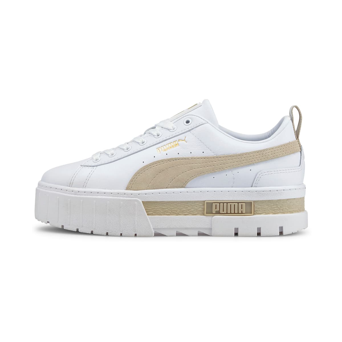 PUMA Mayze sneakers voor Dames, Wit, Maat 35,5