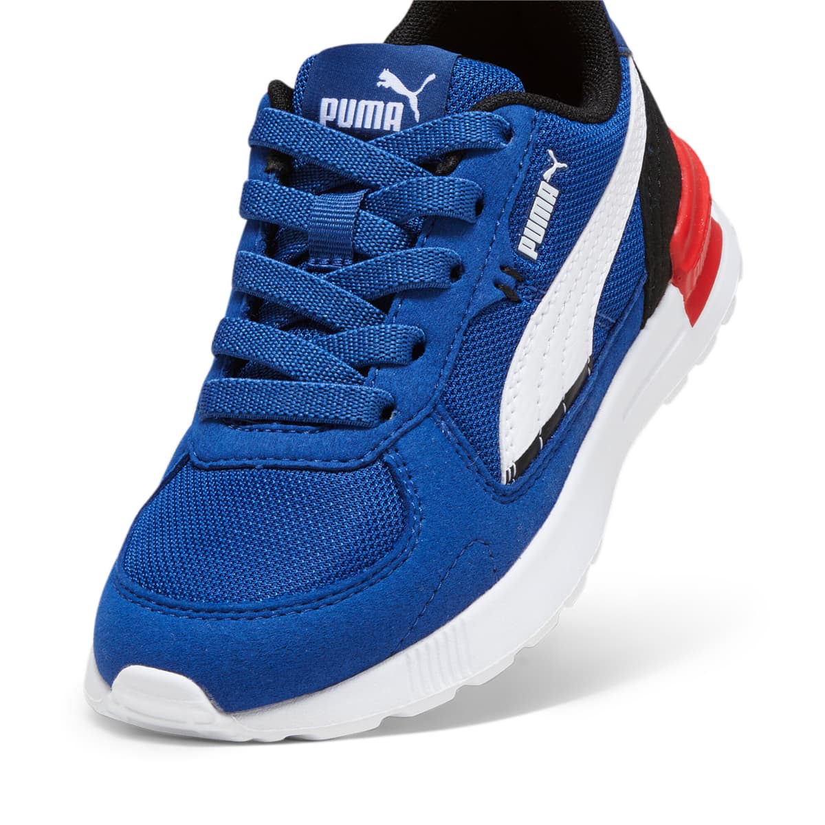 PUMA Graviton AC sneakers kinderen, Blauw/Zwart/Wit, Maat 34,5 thumbnail 2
