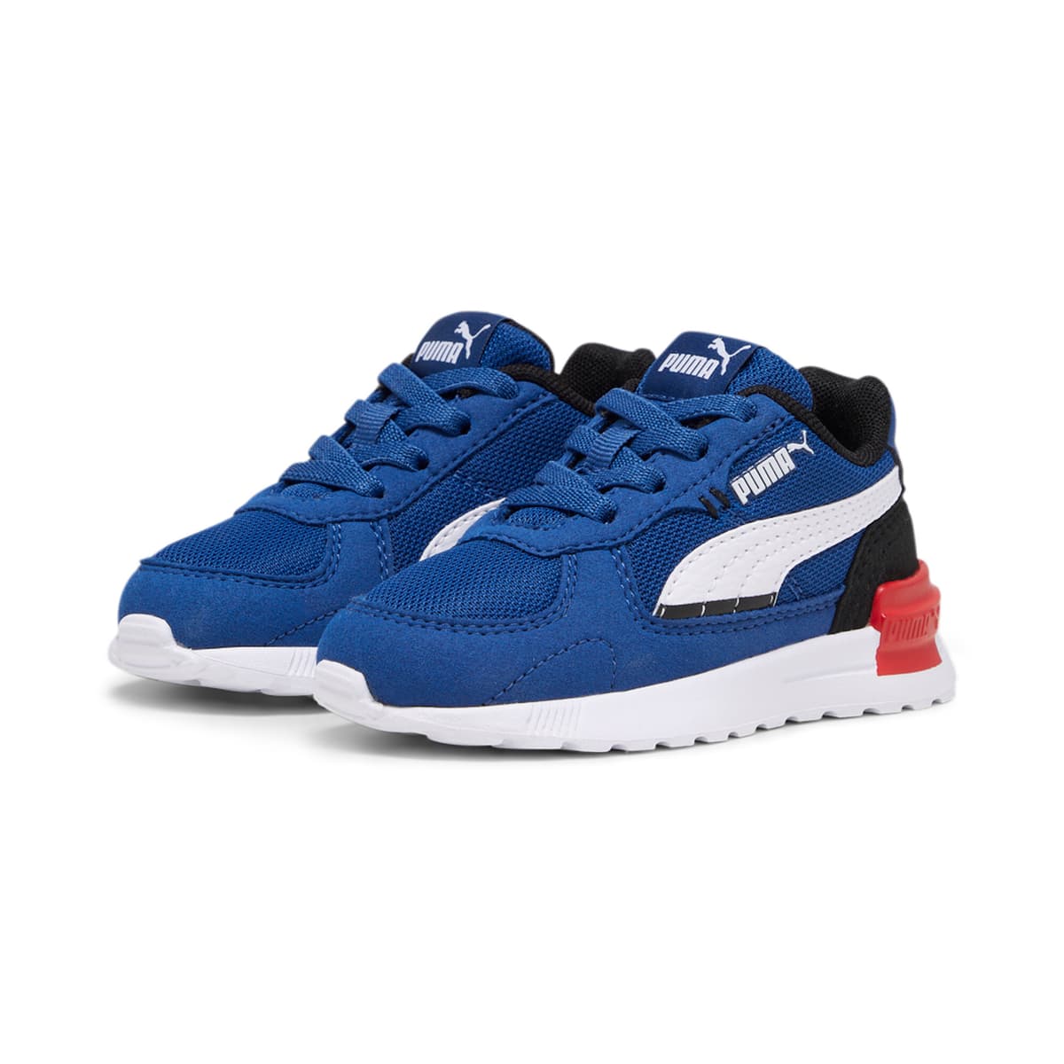 PUMA Graviton AC sportschoenen, Blauw/Zwart/Wit, Maat 23 thumbnail 6