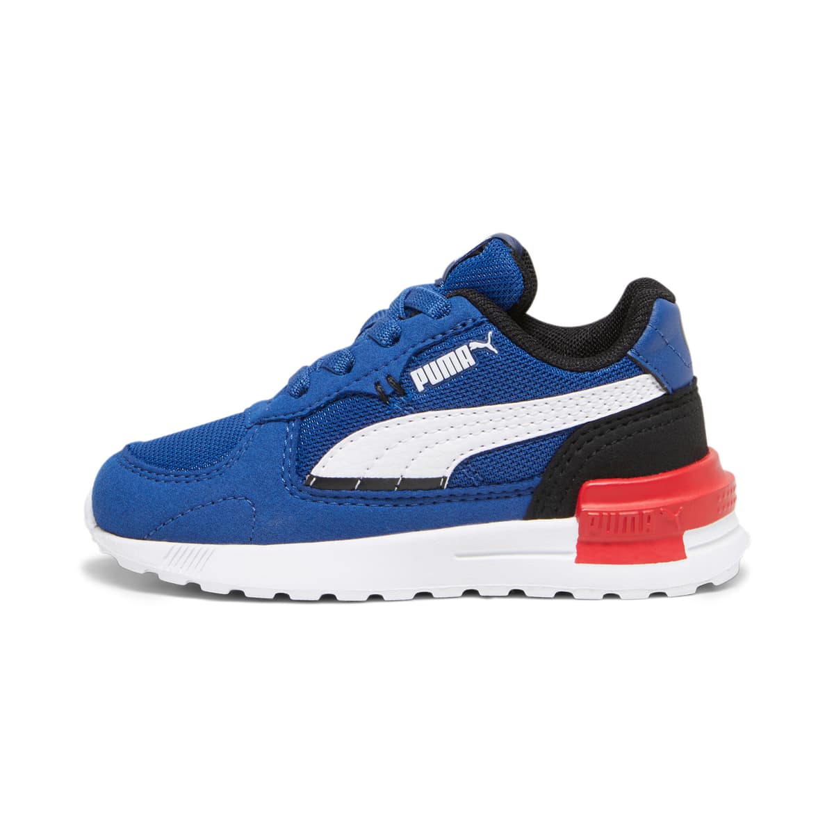 PUMA Graviton AC sportschoenen, Blauw/Zwart/Wit, Maat 23