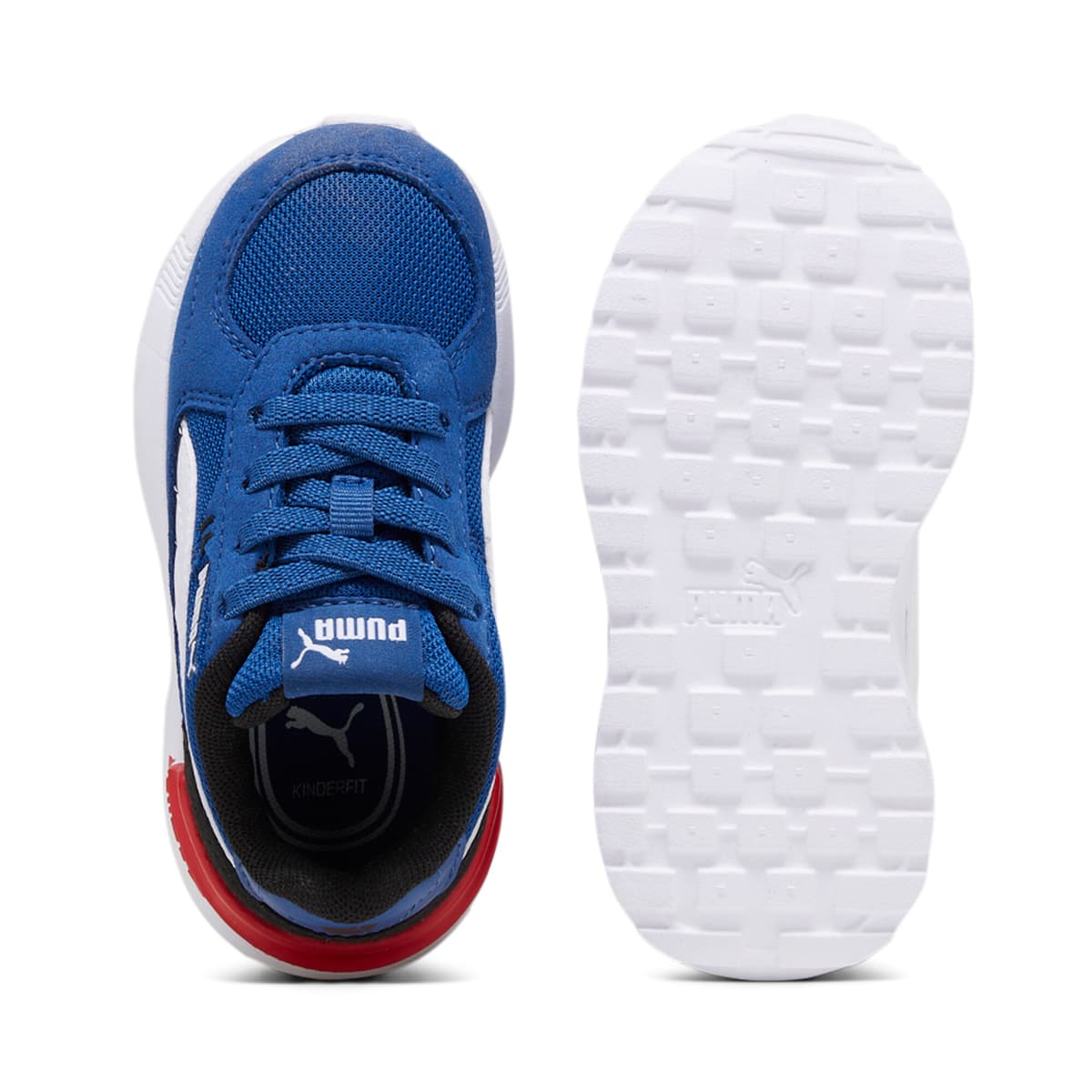 PUMA Graviton AC sportschoenen, Blauw/Zwart/Wit, Maat 23 thumbnail 4