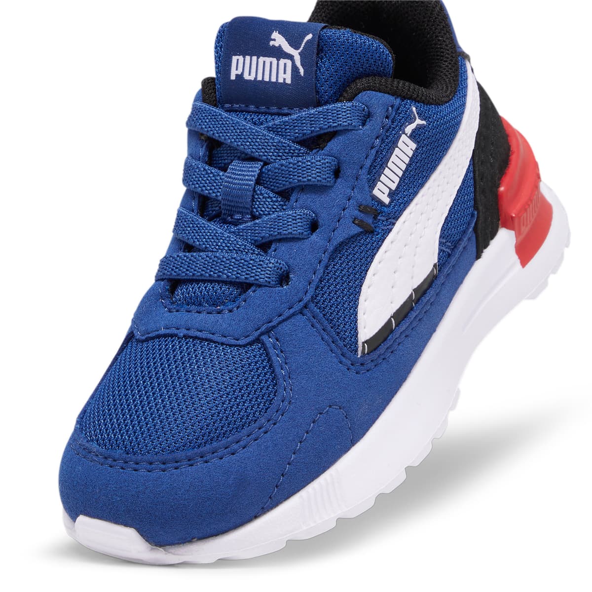 PUMA Graviton AC sportschoenen, Blauw/Zwart/Wit, Maat 23 thumbnail 2