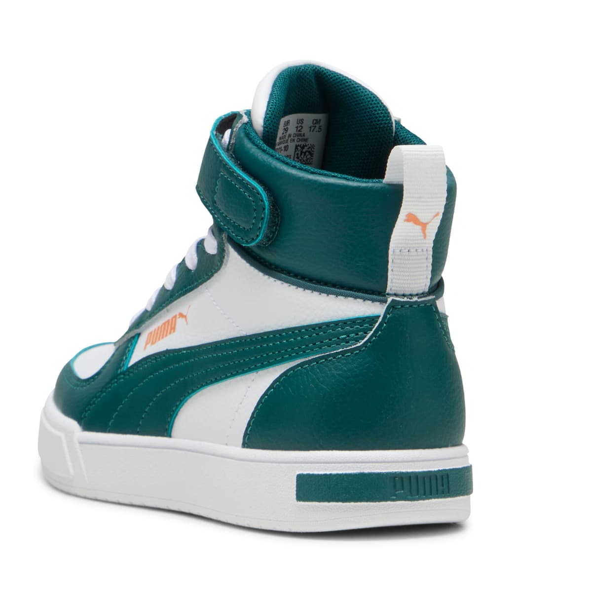 PUMA Caven Mid sneakers, Groen/Wit, Maat 30 thumbnail 5