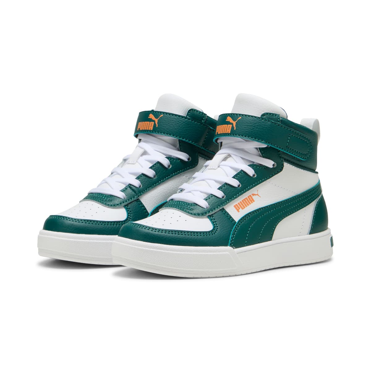 PUMA Caven Mid sneakers, Groen/Wit, Maat 30 thumbnail 6