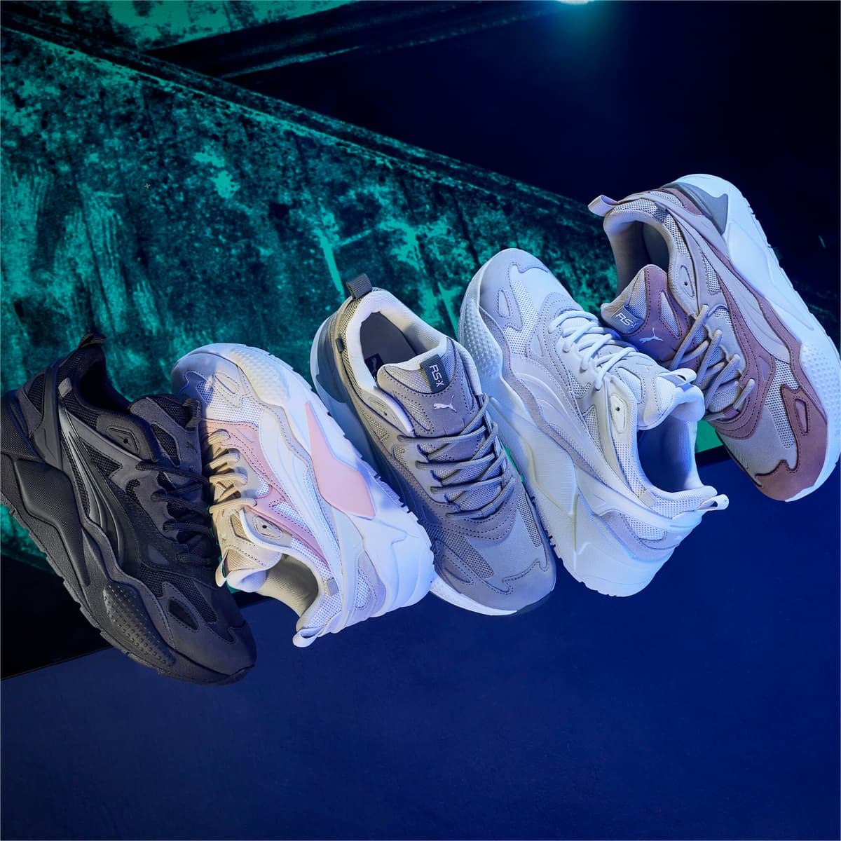 PUMA RS-X Efekt PRM sneakers, Wit/Bruin, Maat 40,5 thumbnail 2