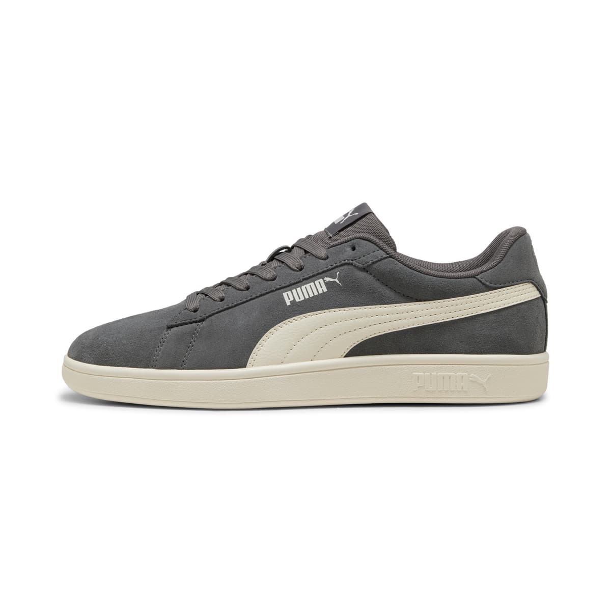 PUMA Smash 3.0 Sneakers, Grijs/Wit, Maat 44