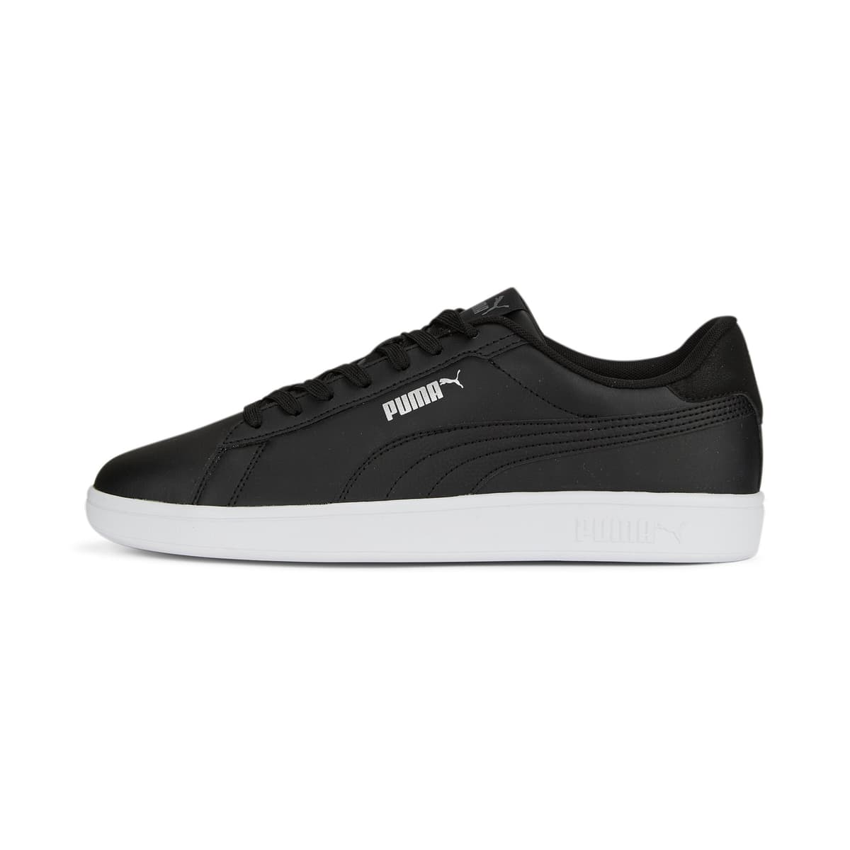 PUMA Smash 3.0 L Sneakers, Zwart/Wit, Maat 44,5