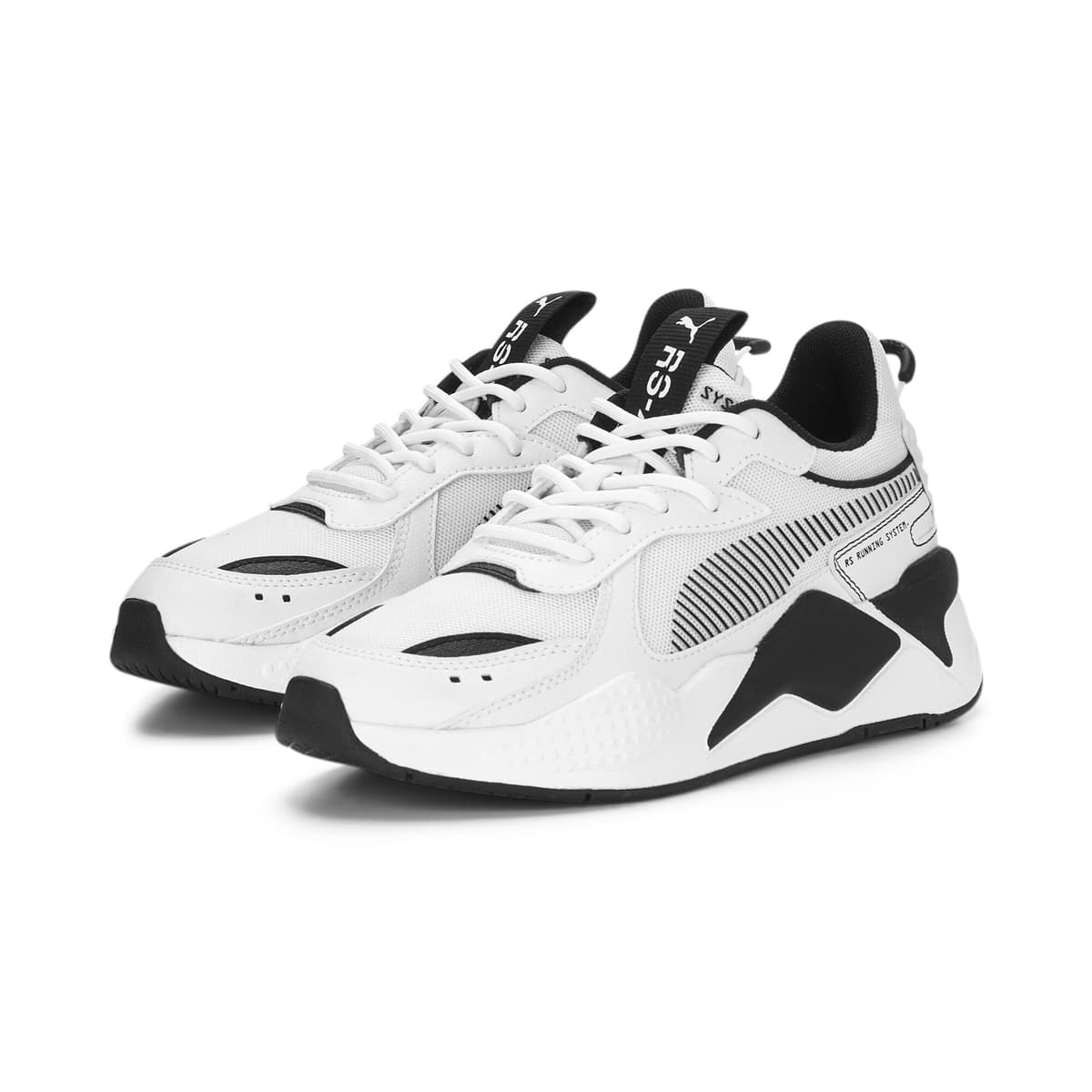 PUMA RS-X B&W schoenen, Zwart/Wit, Maat 39 thumbnail 6
