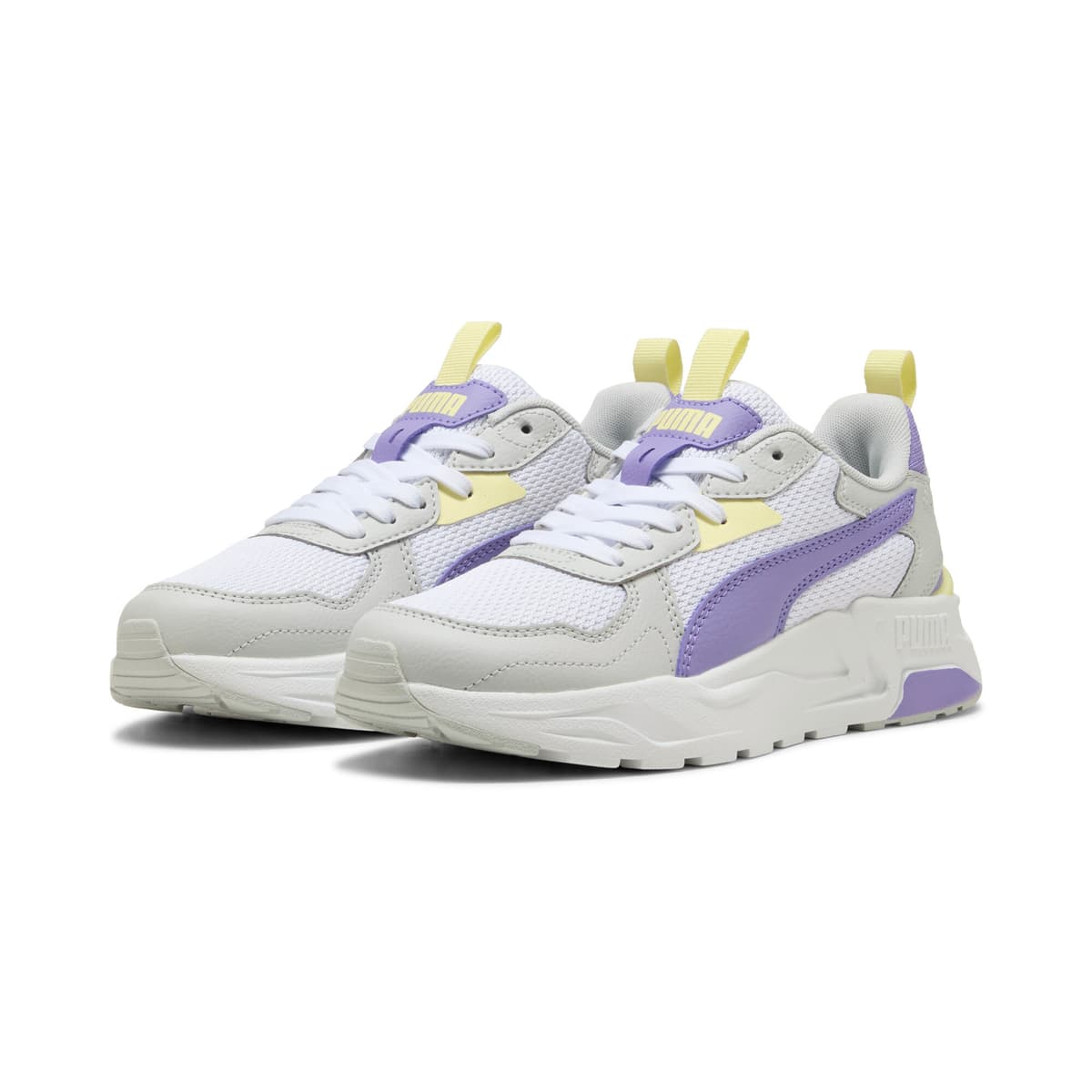PUMA Trinity Lite sneakers, Grijs/Wit, Maat 39 thumbnail 6