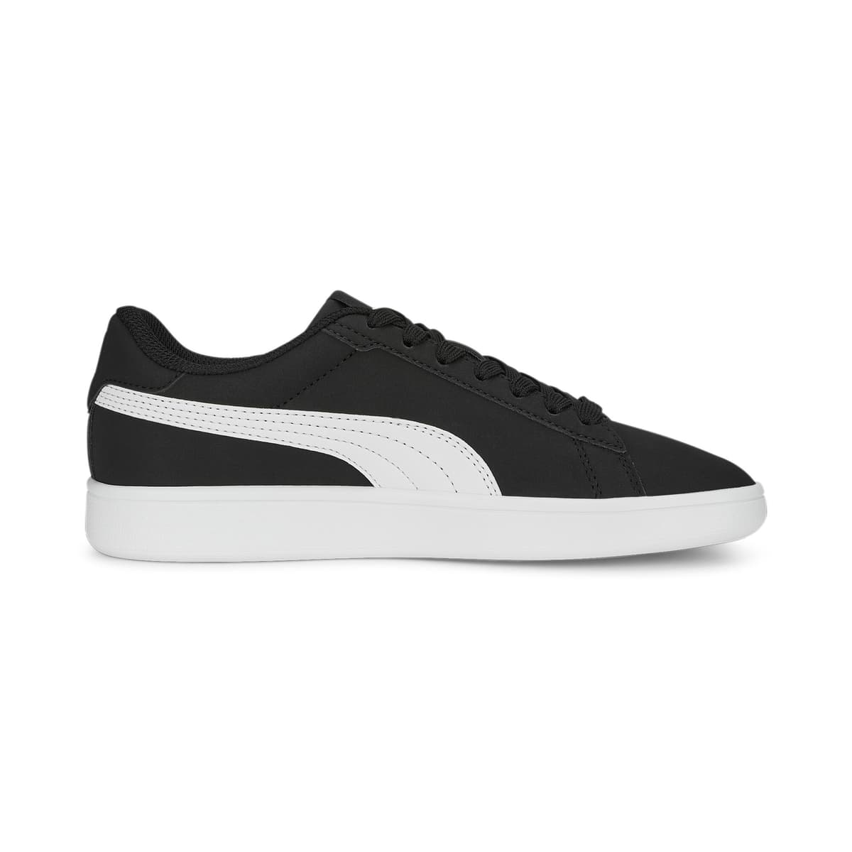 PUMA Smash 3.0 Buck sneakers, Zwart/Wit, Maat 38 thumbnail 3