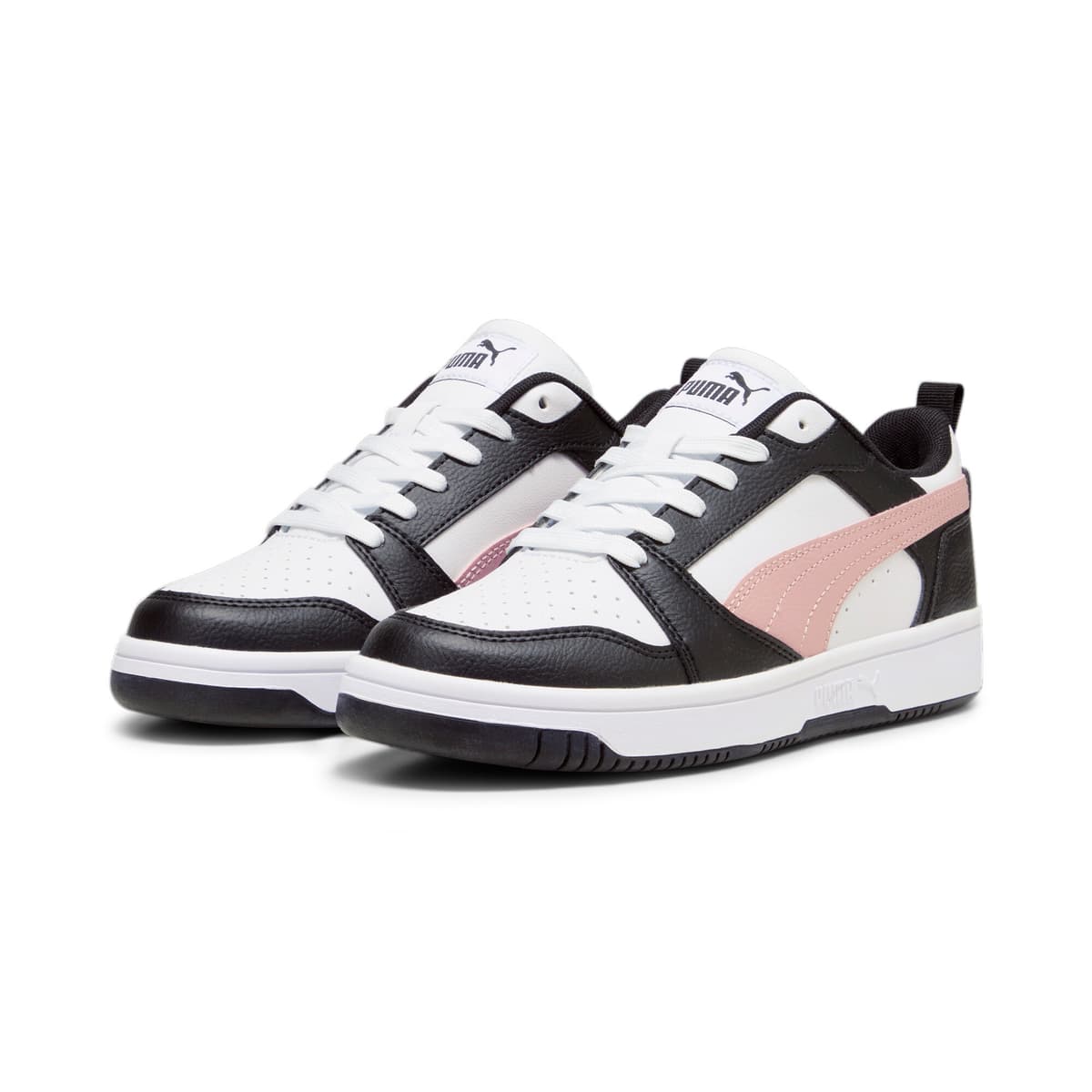 PUMA Rebound V6 Low sneakers, Roze/Zwart/Wit, Maat 45 thumbnail 6