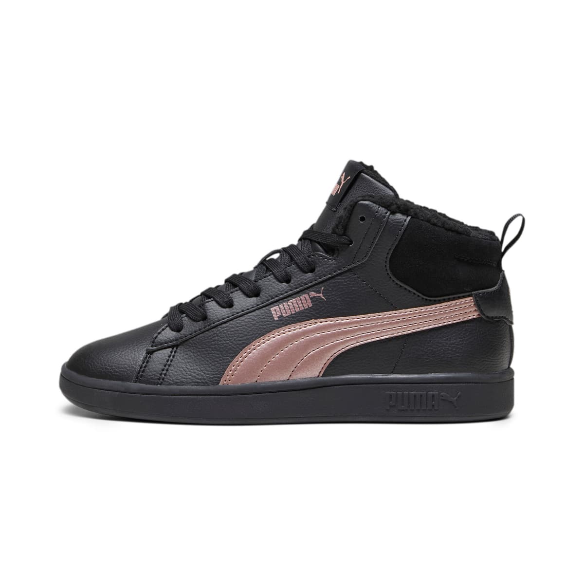 PUMA Smash 3.0 Mid WTR sneakers, Roze/Zwart/Goud, Maat 45
