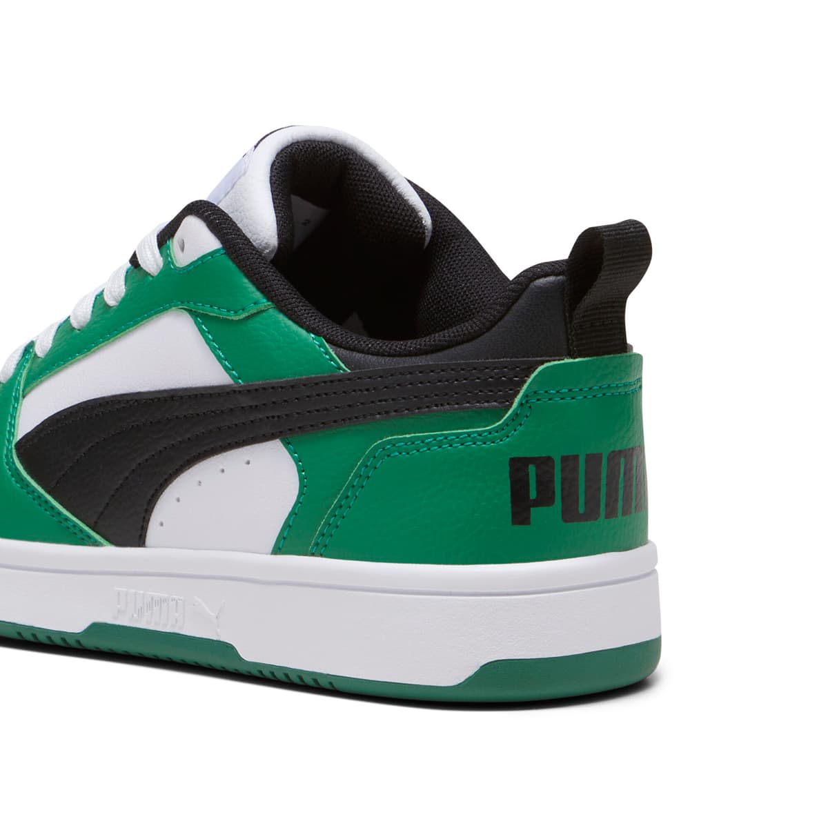 PUMA Rebound V6 Lo sneakers, Groen/Zwart/Wit, Maat 39 thumbnail 5