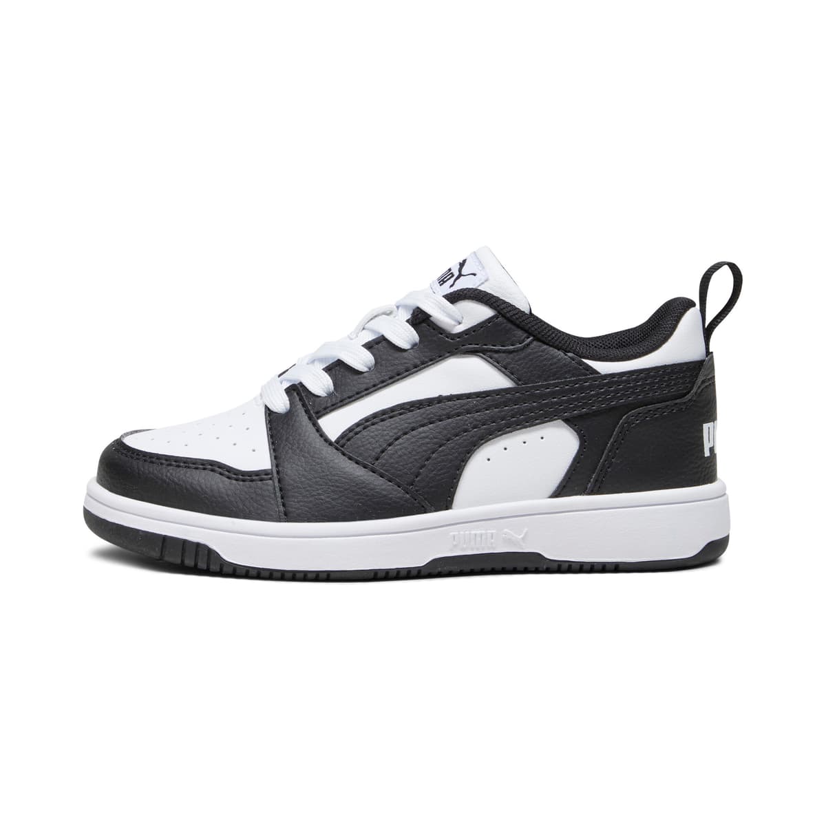 PUMA Rebound V6 Lo sneakers, Zwart/Wit, Maat 29