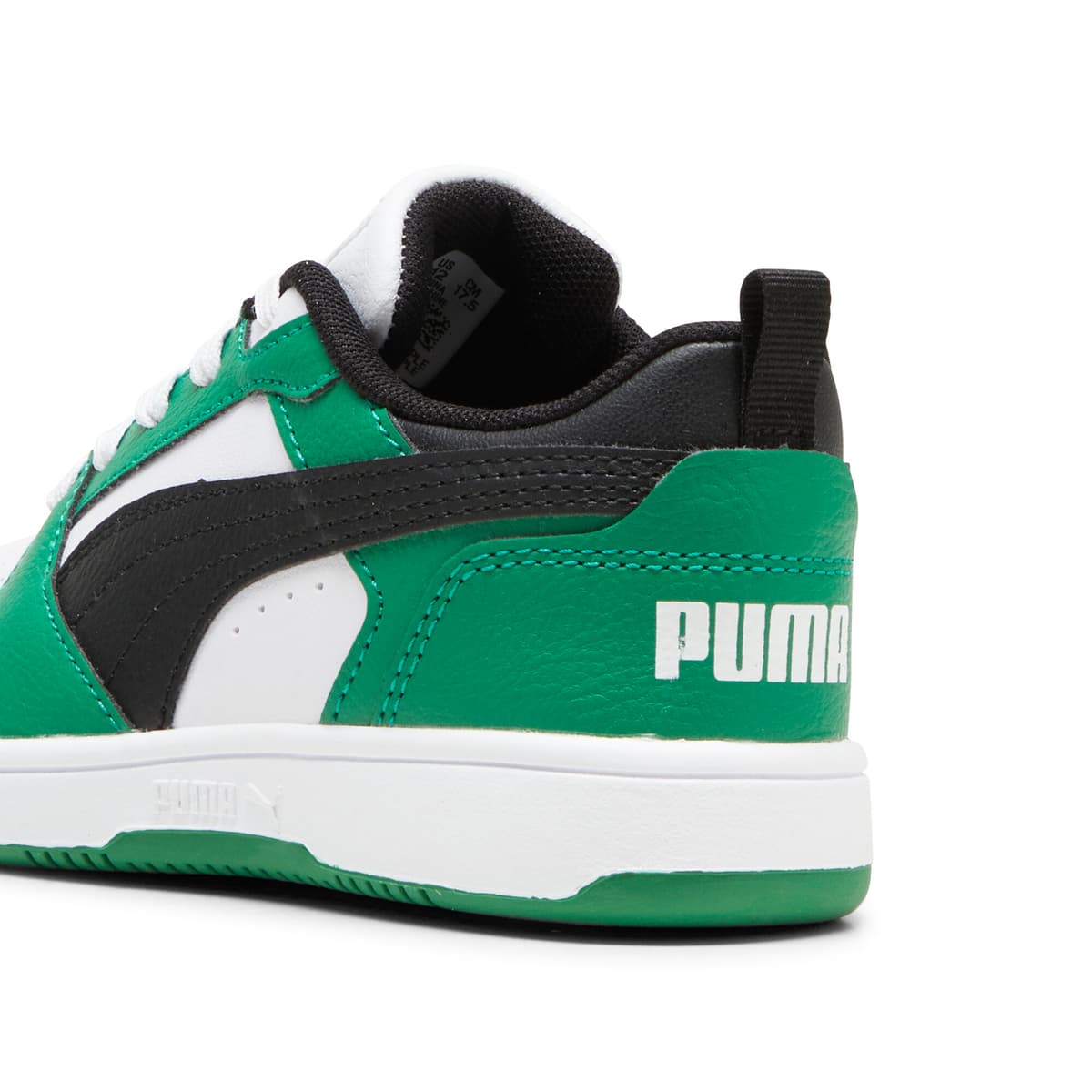 PUMA Rebound V6 Lo sneakers, Groen/Zwart/Wit, Maat 29 thumbnail 5