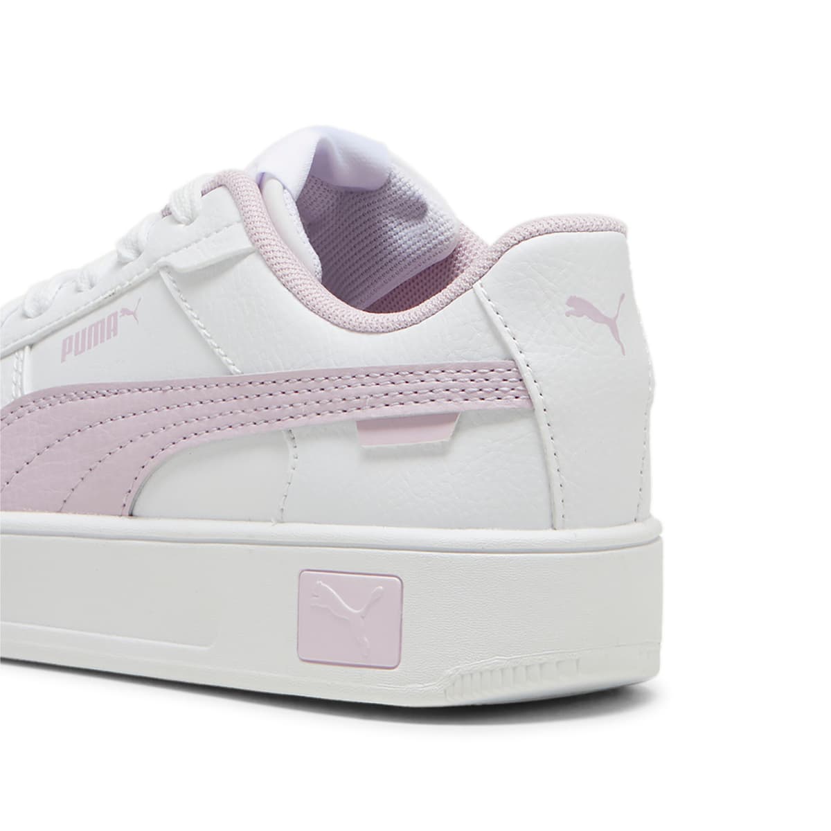 PUMA Carina Street sneakers voor Dames, Wit/Paars, Maat 33 thumbnail 5