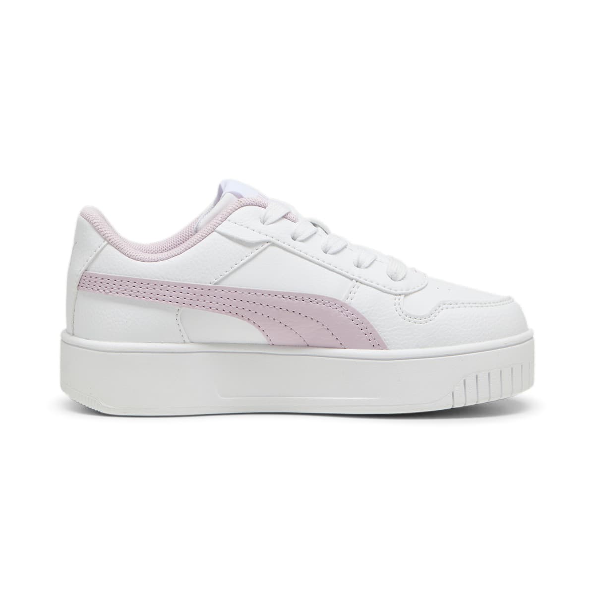PUMA Carina Street sneakers voor Dames, Wit/Paars, Maat 33 thumbnail 3