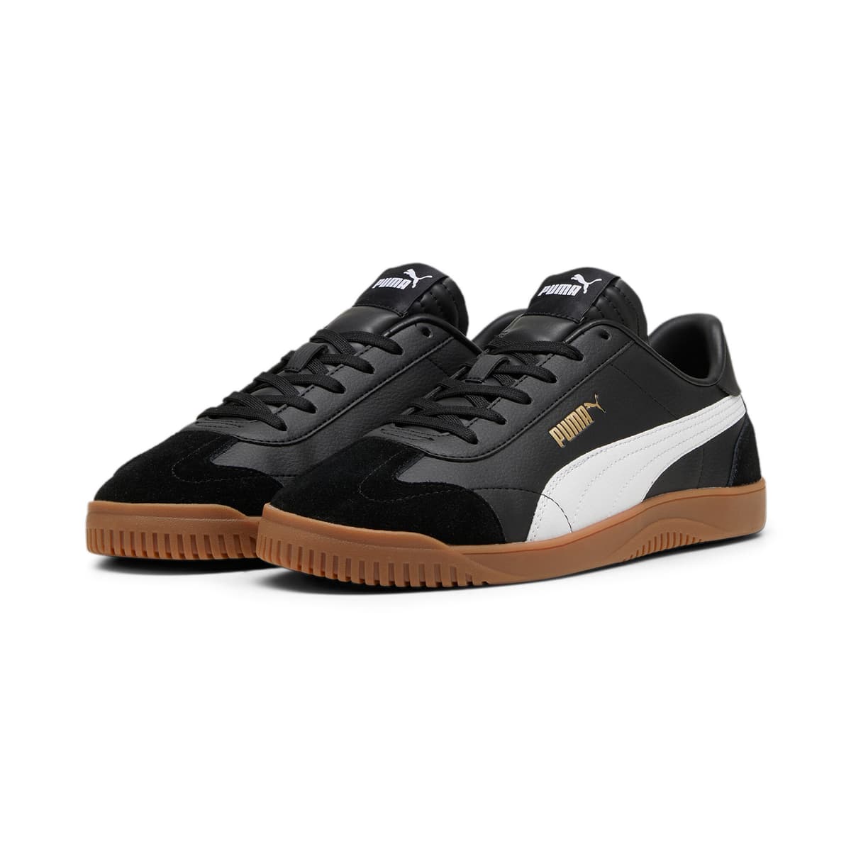 PUMA Club 5v5 sneakers, Zwart/Wit/Goud, Maat 35,5 thumbnail 6