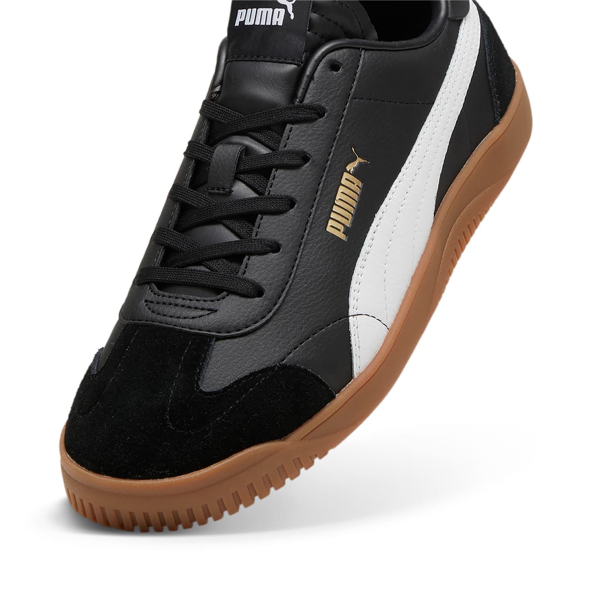 PUMA Club 5v5 sneakers, Zwart/Wit/Goud, Maat 35,5 thumbnail 2