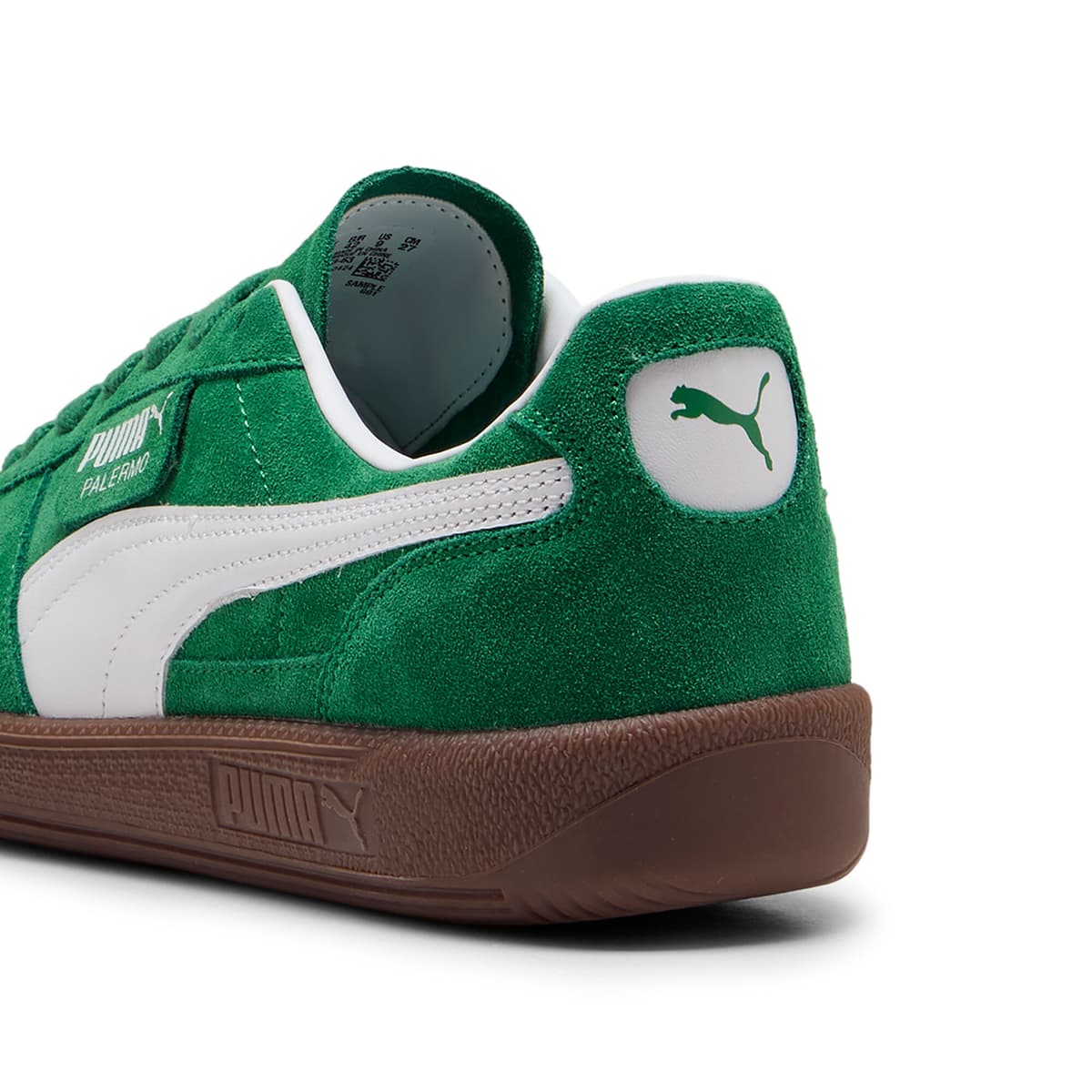 PUMA Palermo, Groen/Wit, Maat 44,5 thumbnail 5