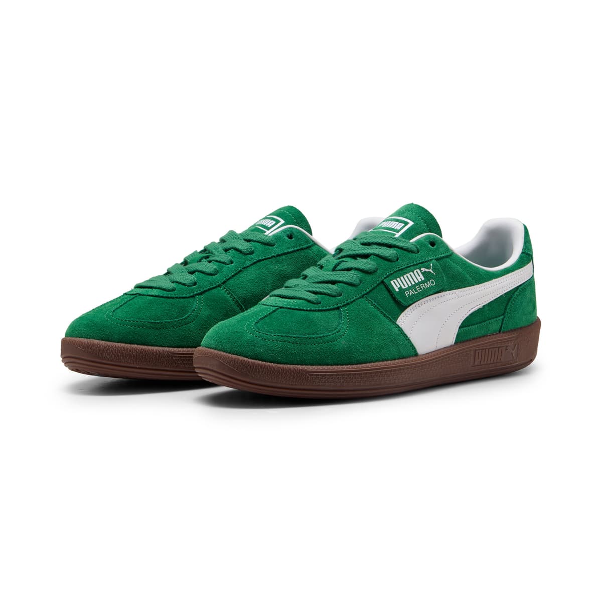 PUMA Palermo, Groen/Wit, Maat 44,5 thumbnail 6
