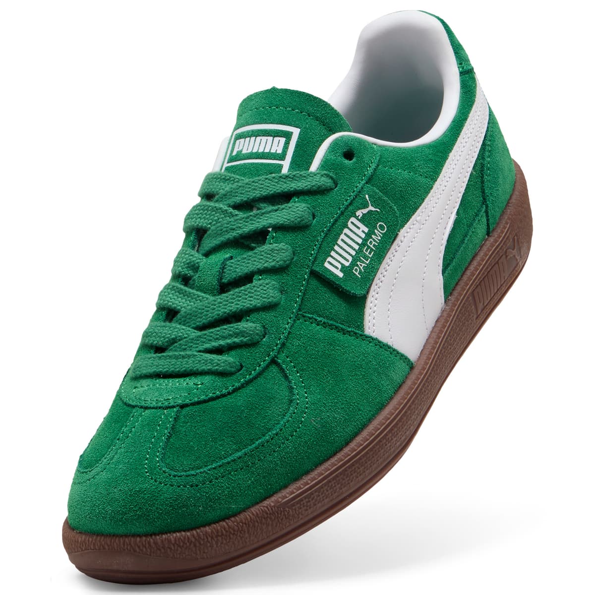 PUMA Palermo, Groen/Wit, Maat 44,5 thumbnail 2