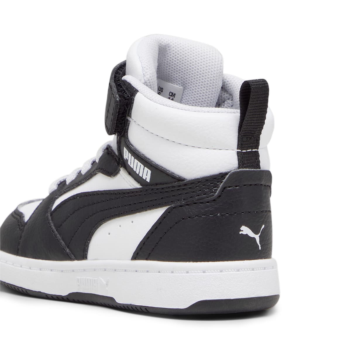 PUMA Rebound V6 Mid sneakers, Zwart/Grijs/Wit, Maat 26 thumbnail 5