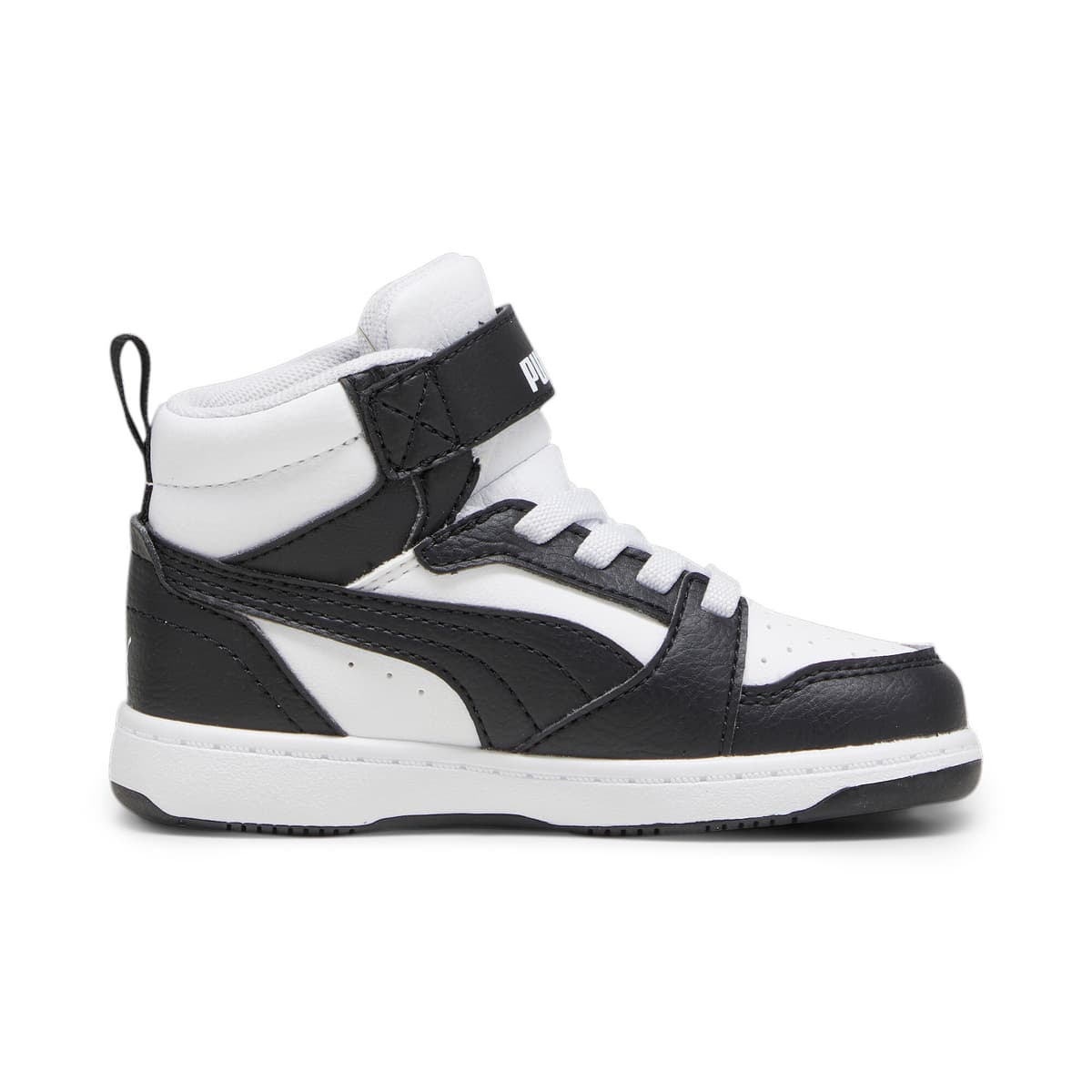 PUMA Rebound V6 Mid sneakers, Zwart/Grijs/Wit, Maat 26 thumbnail 3