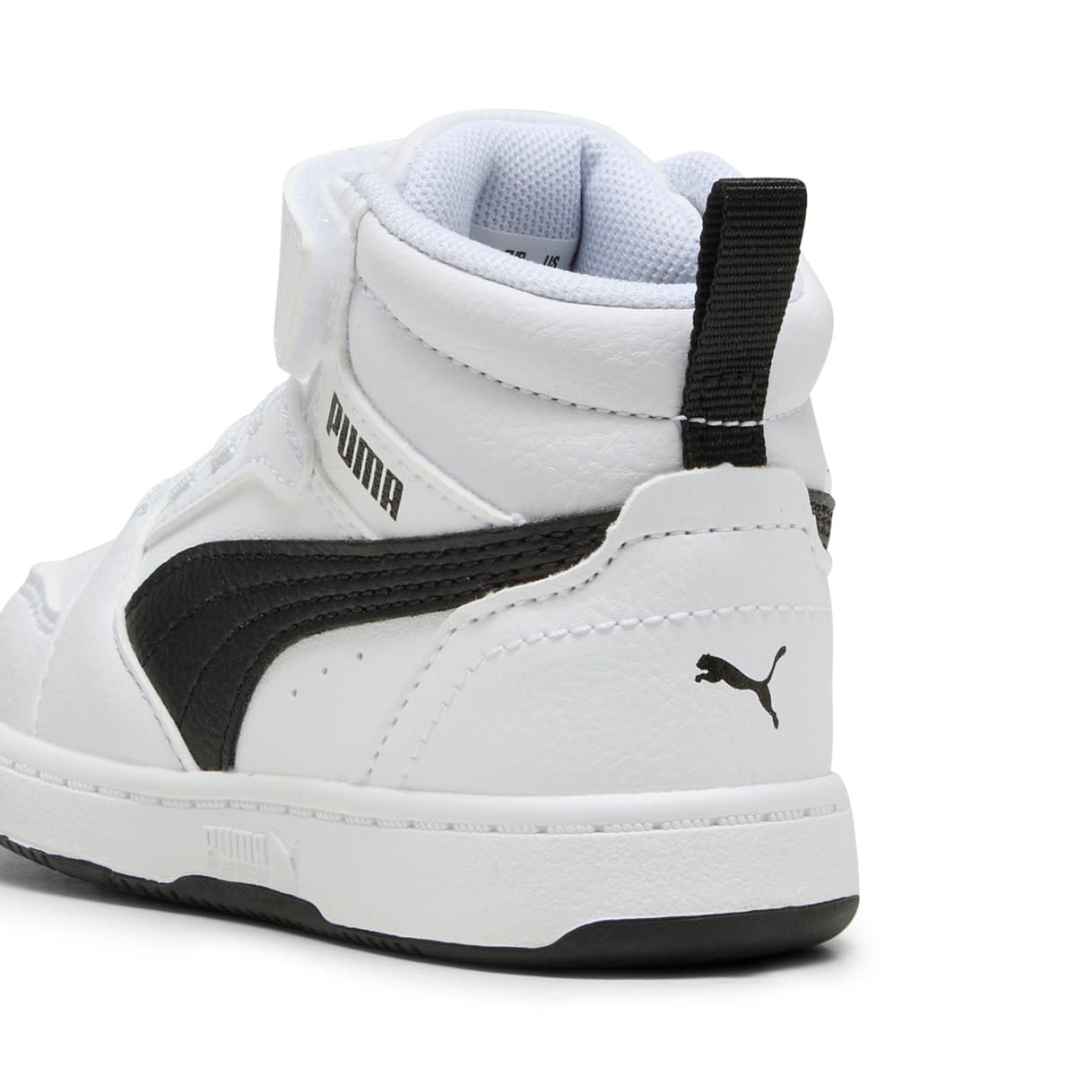 PUMA Rebound V6 Mid sneakers, Zwart/Wit, Maat 26 thumbnail 7